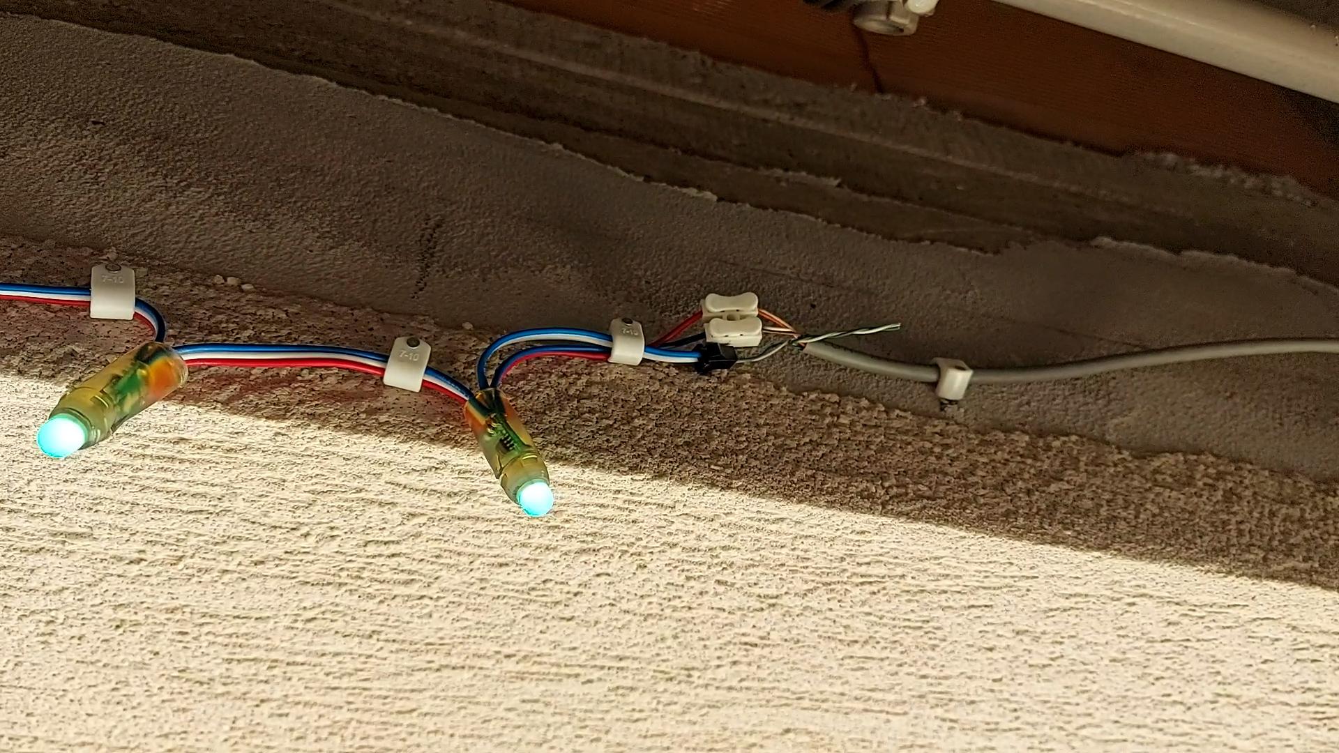 NeoPixel Garage Door Christmas Lights 5 Steps Instructables
