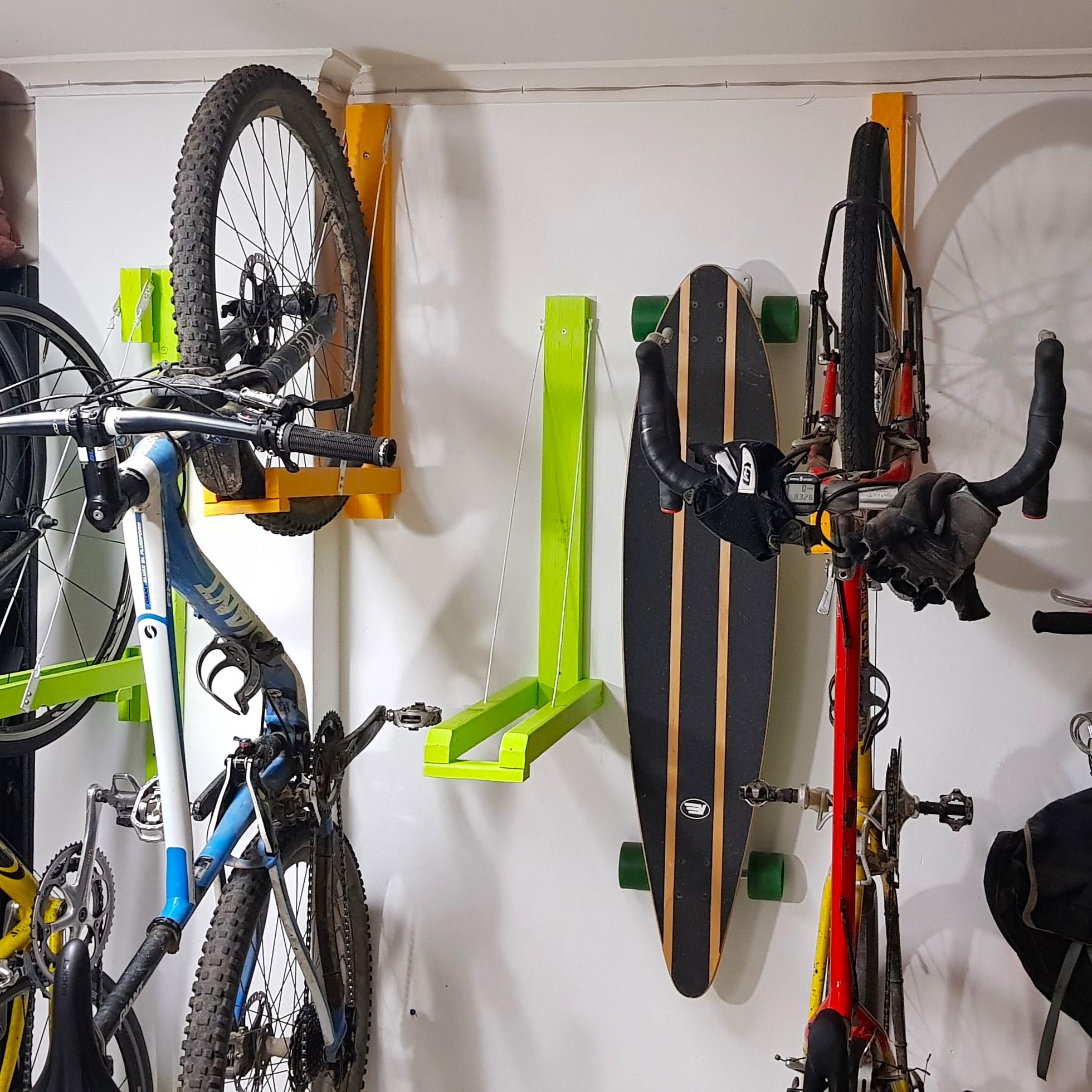 Bike Rack Easy Build Wall Mounted Bicycle Rack 9 Steps (with