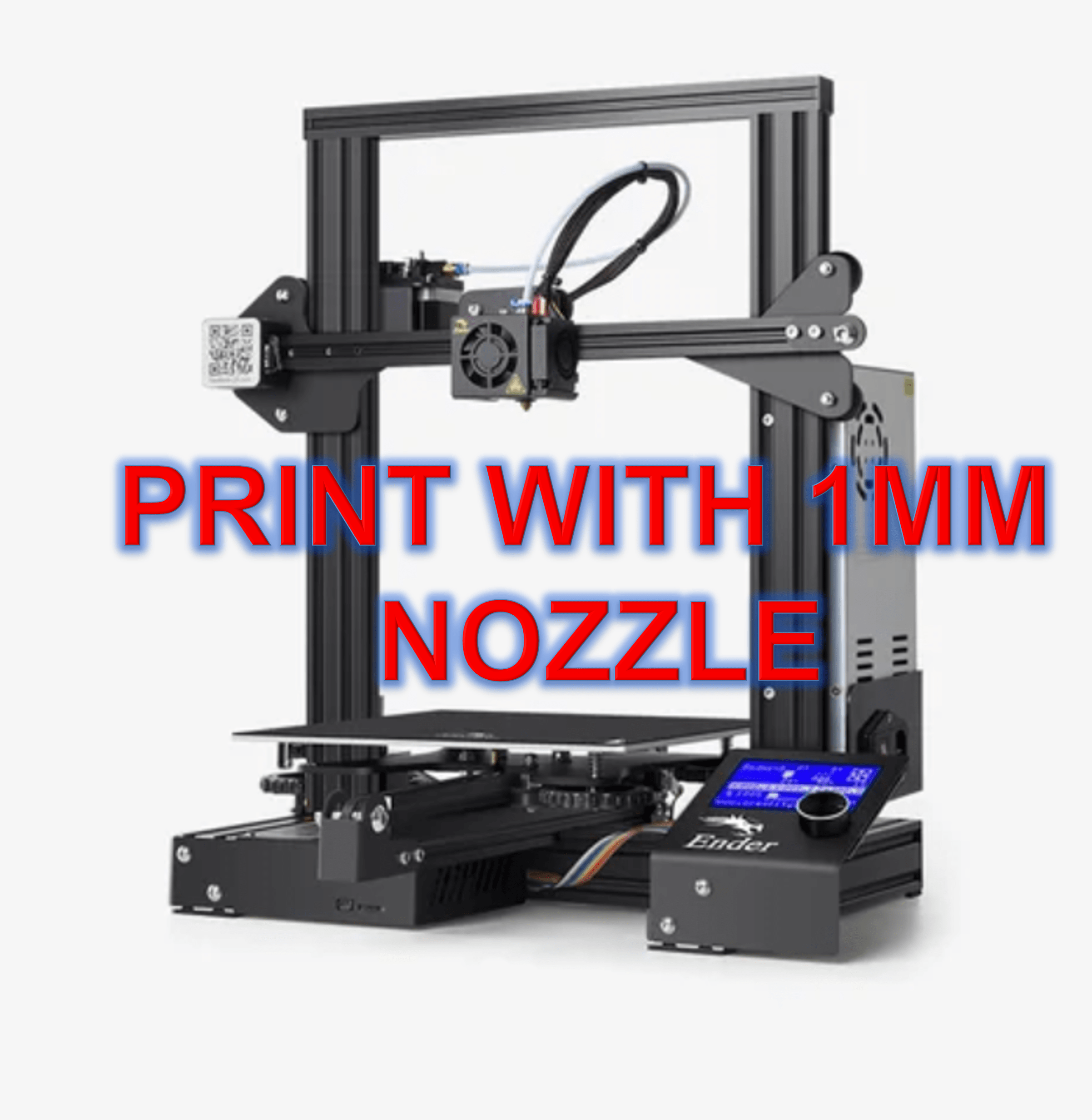 Ender 3 Upgrade Part 3 1MM Nozzle 4 Steps Instructables