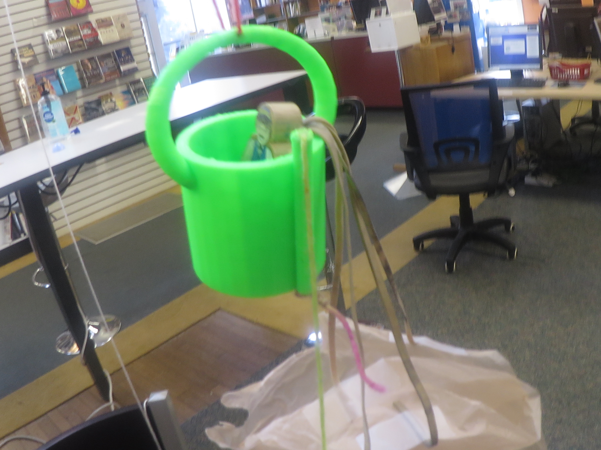3D Printed Parachute Drop Bucket 6 Steps Instructables