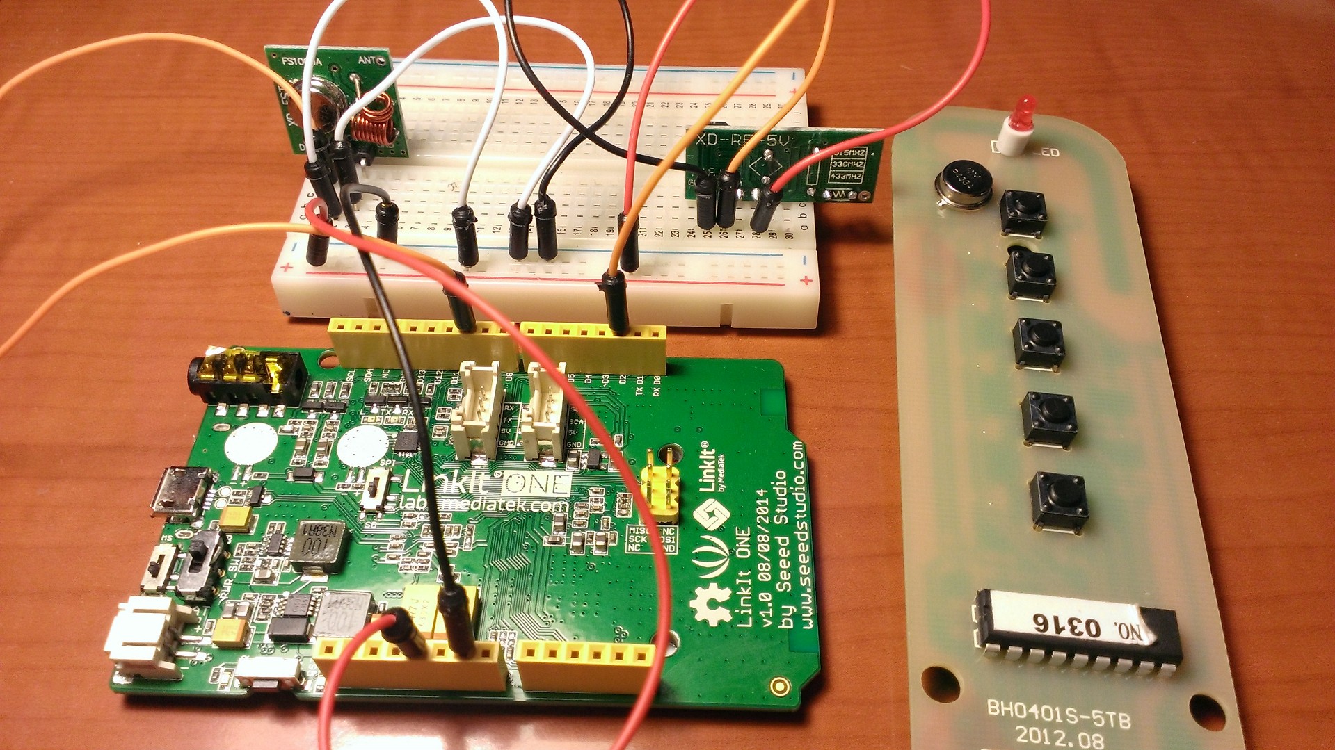 Control Your RF Outlets With LinkIt One 6 Steps Instructables