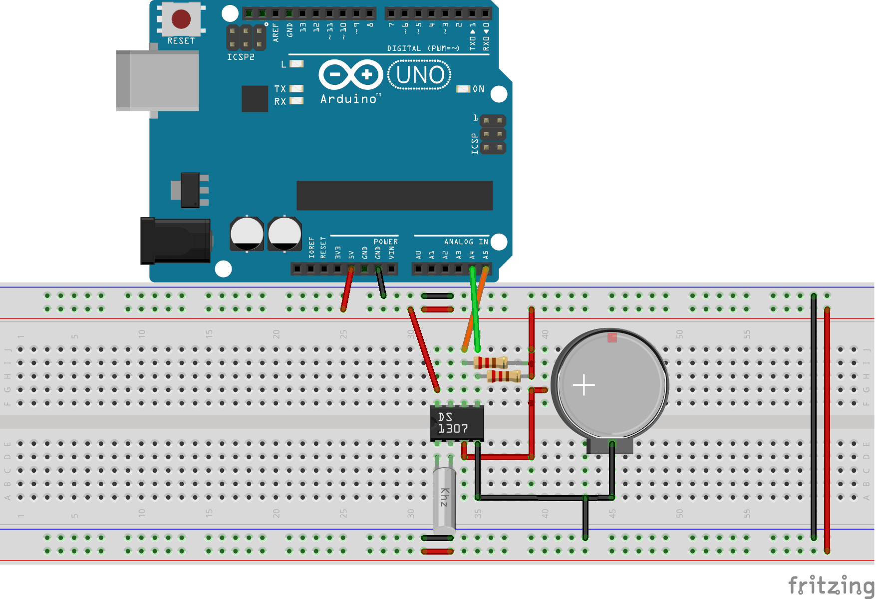 Arduino Real Time Clock (DS1307) 7 Steps Instructables
