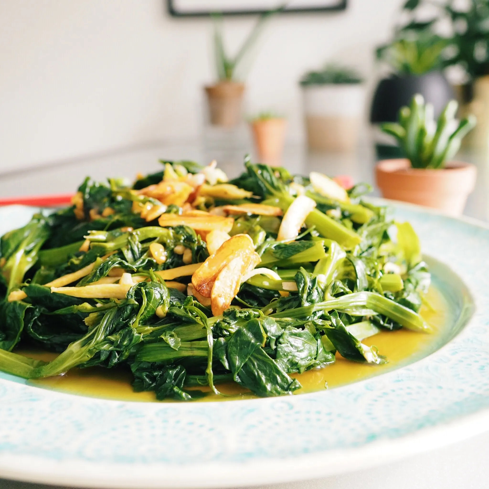 RECIPE STIR FRIED SNOW PEA LEAVES (with Pictures) Instructables