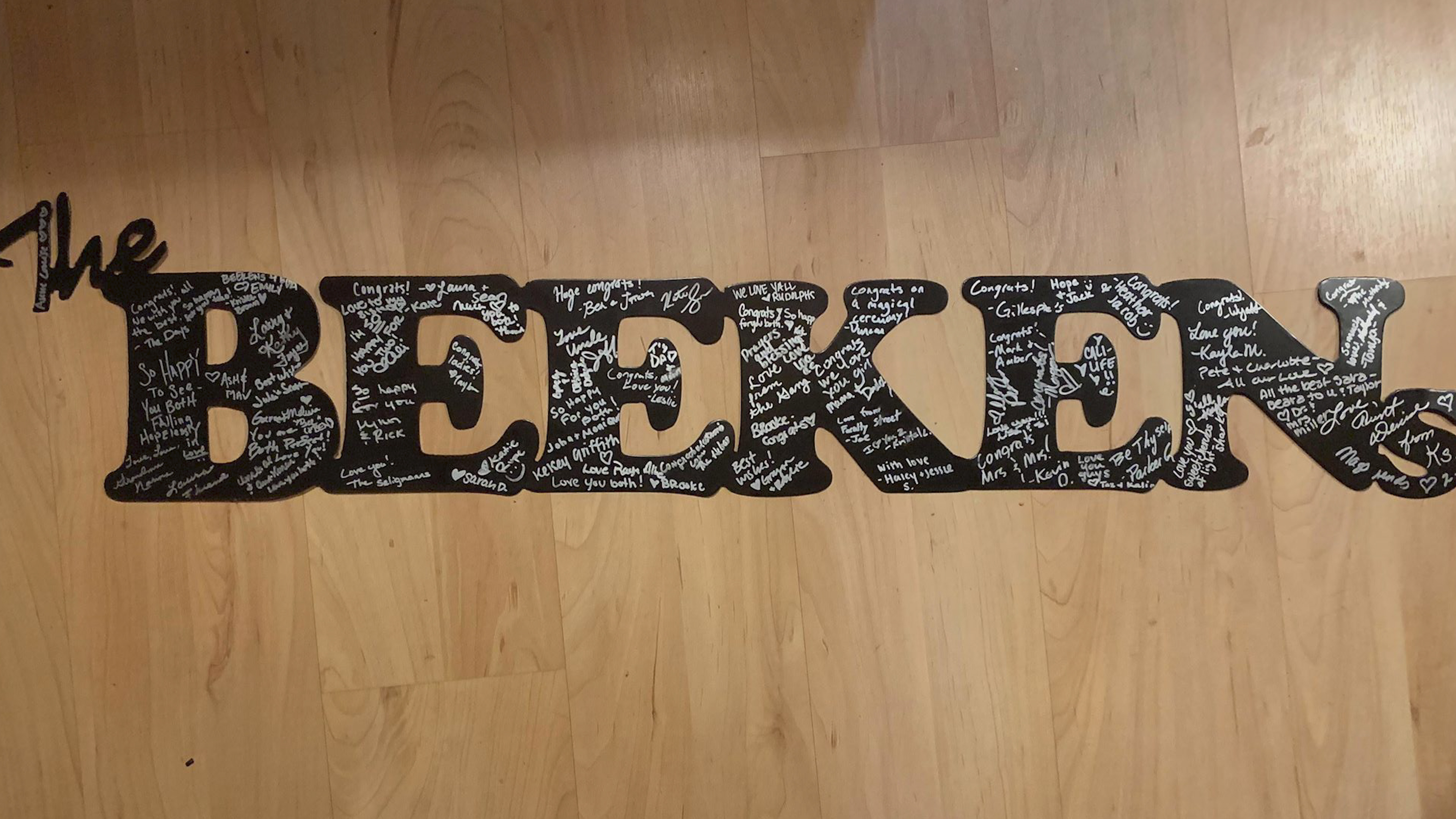 Wall Hanging Wedding Guestbook 4 Steps Instructables