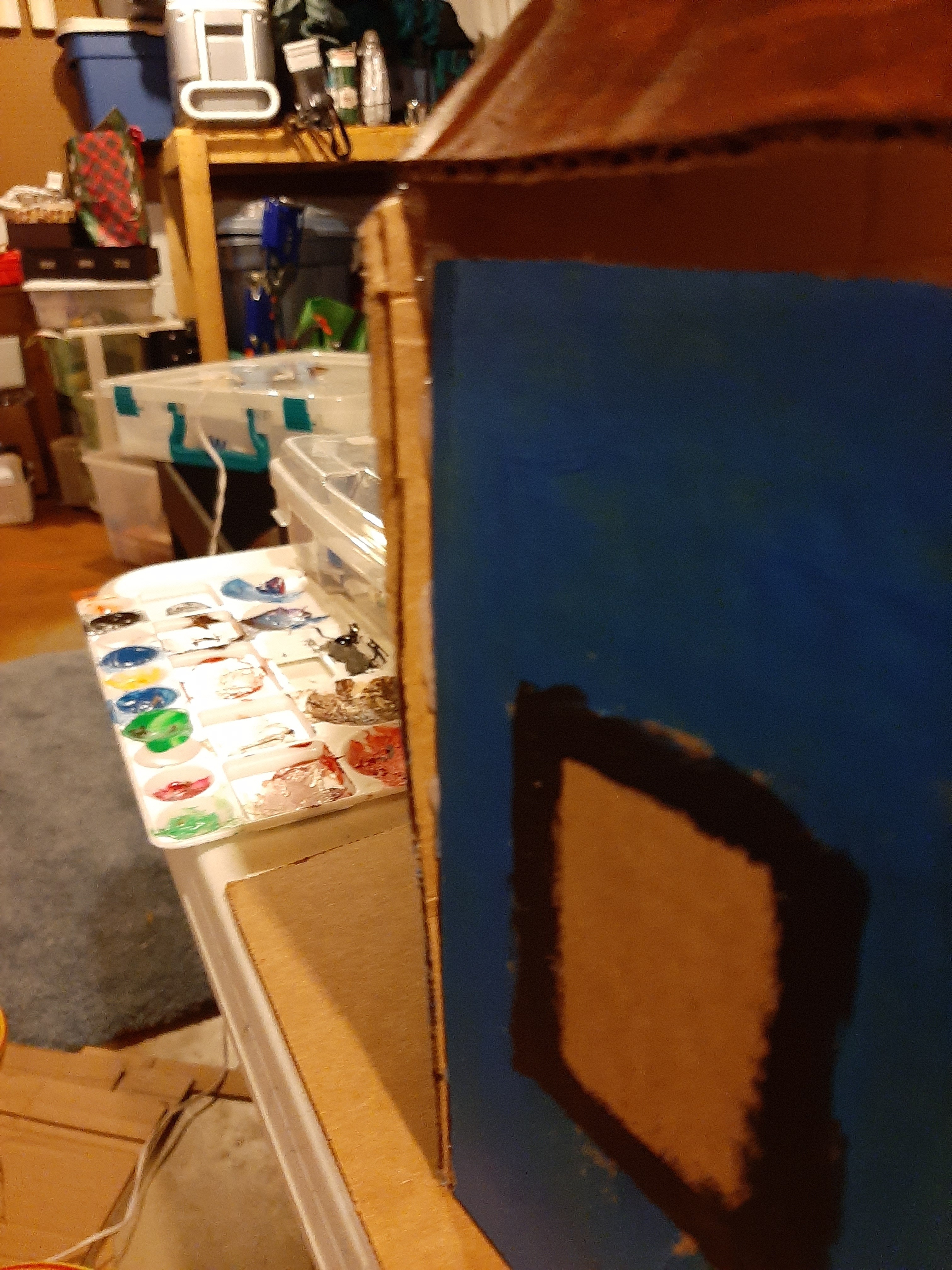 Hot Glue Cardboard House 5 Steps Instructables