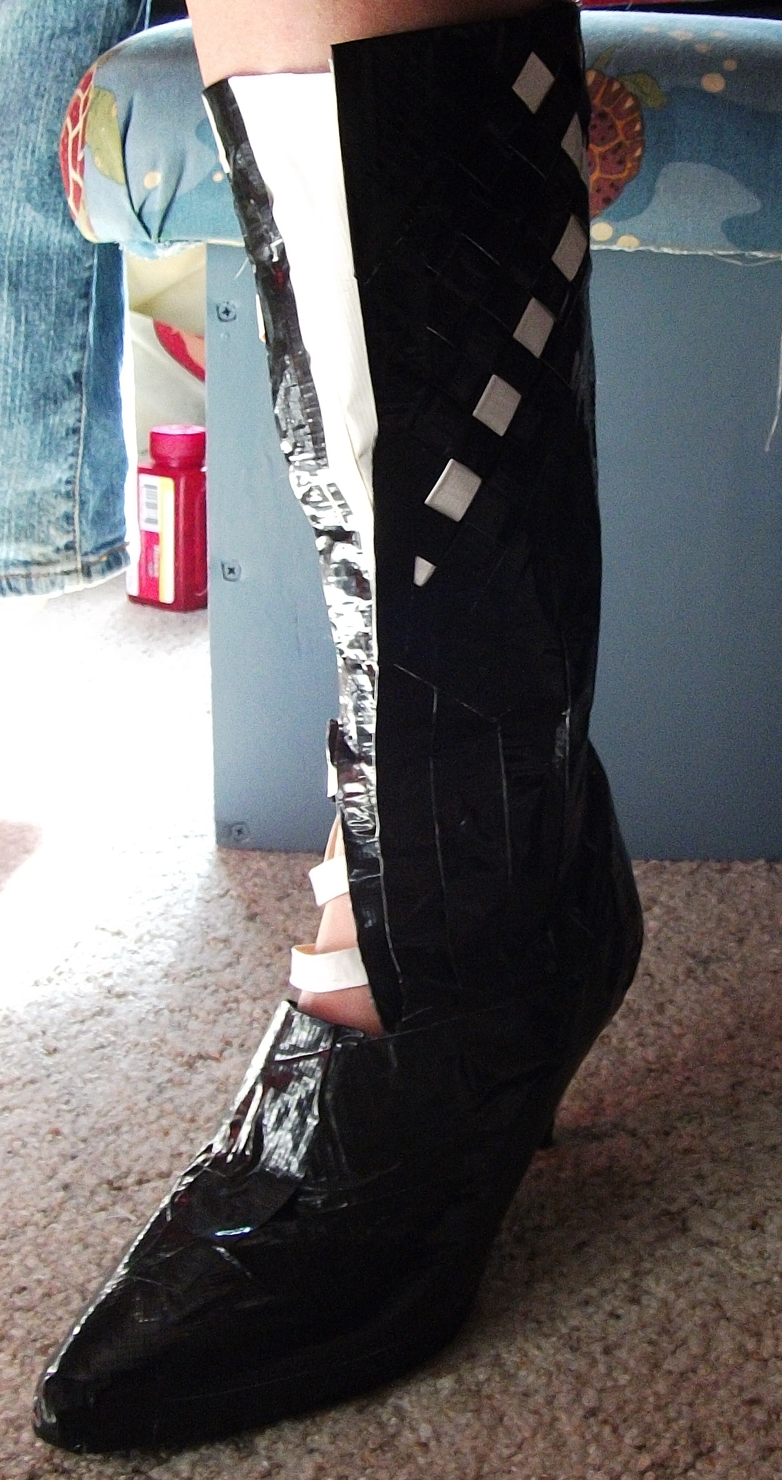 Stylish Duct Tape Boot! 9 Steps Instructables