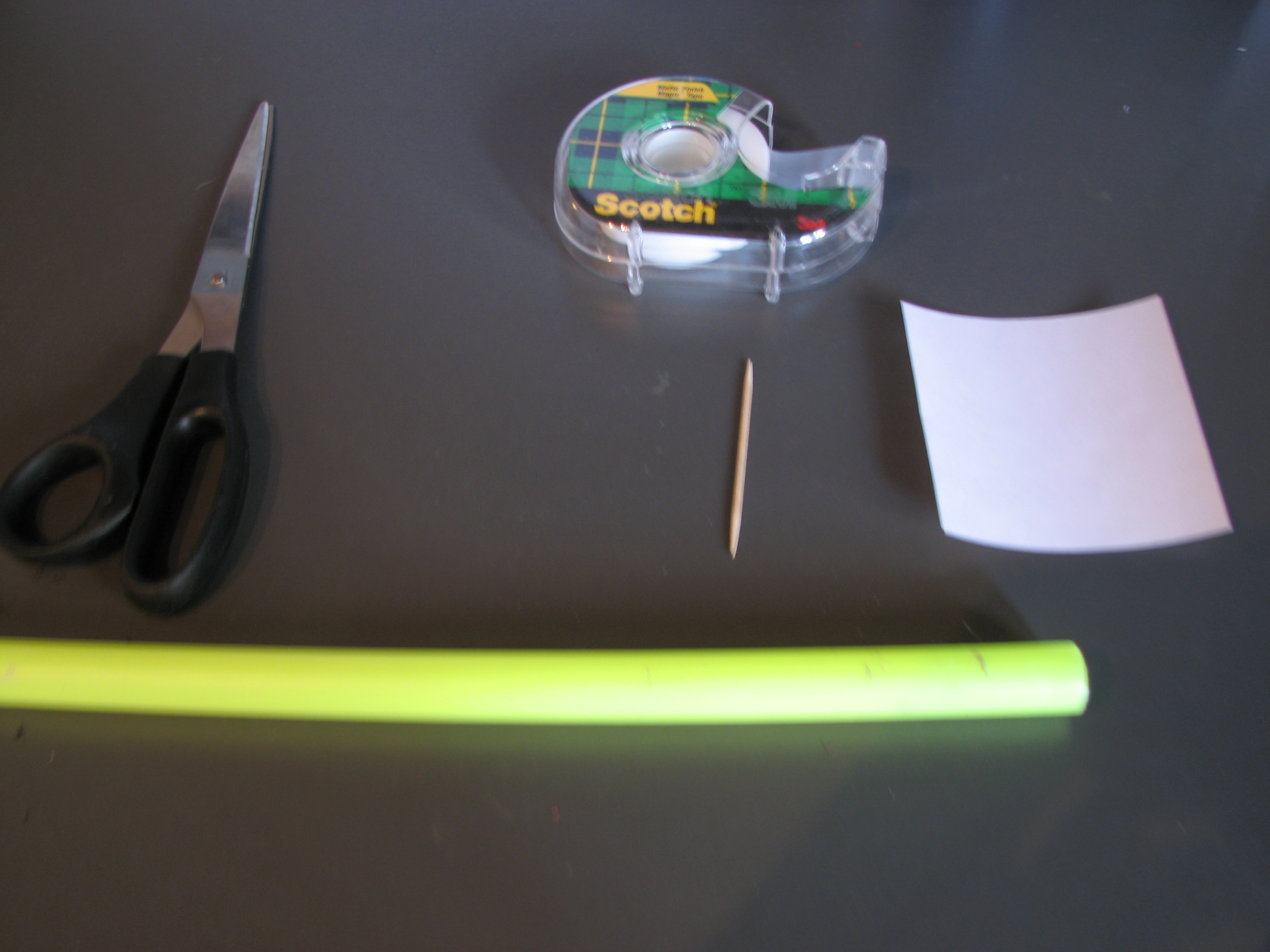 Blow Gun With Toothpick Darts 5 Steps Instructables