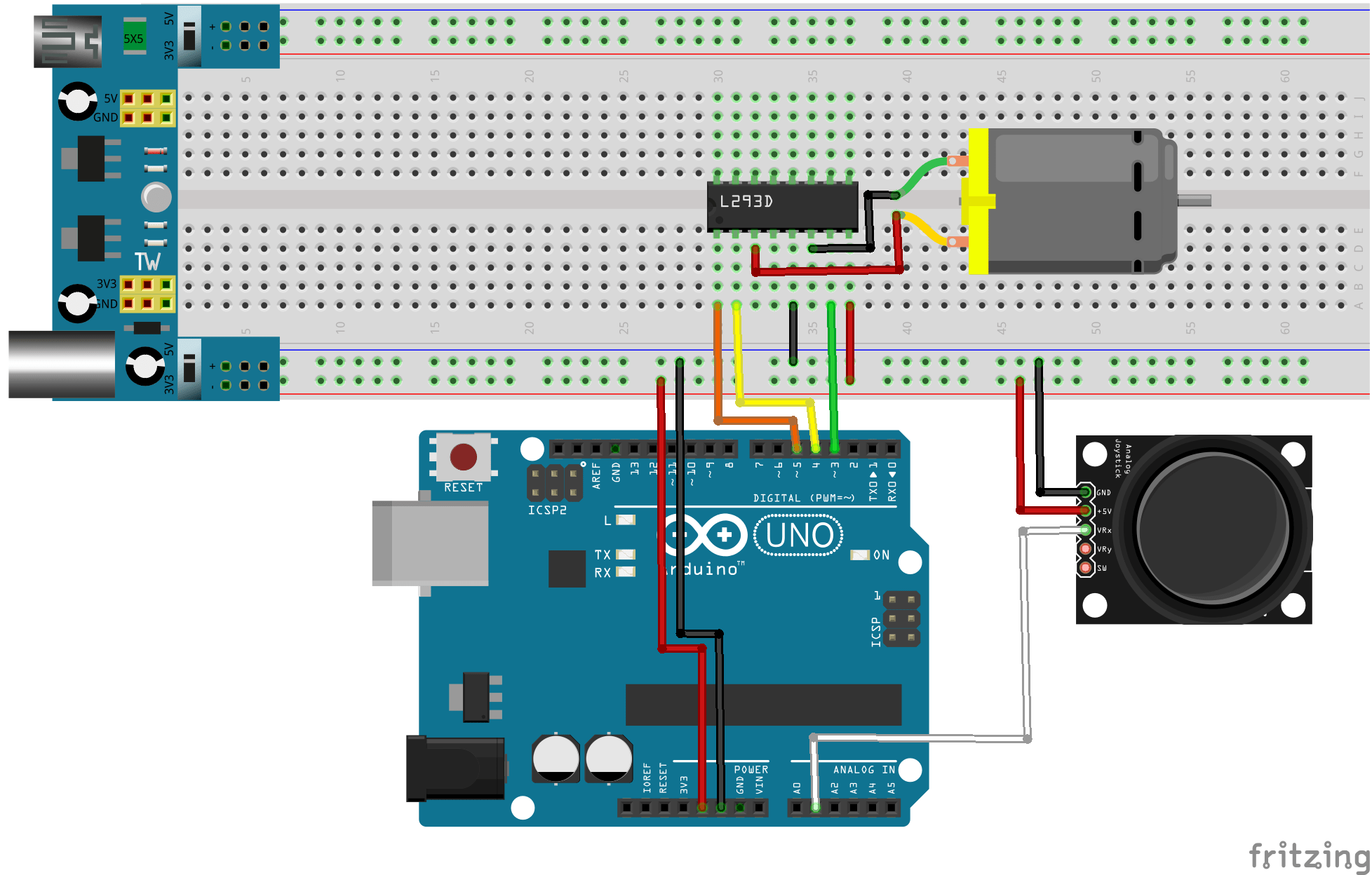 Fun Projects With Elegoo Uno R3 Super Start Kit - Joystick Control for