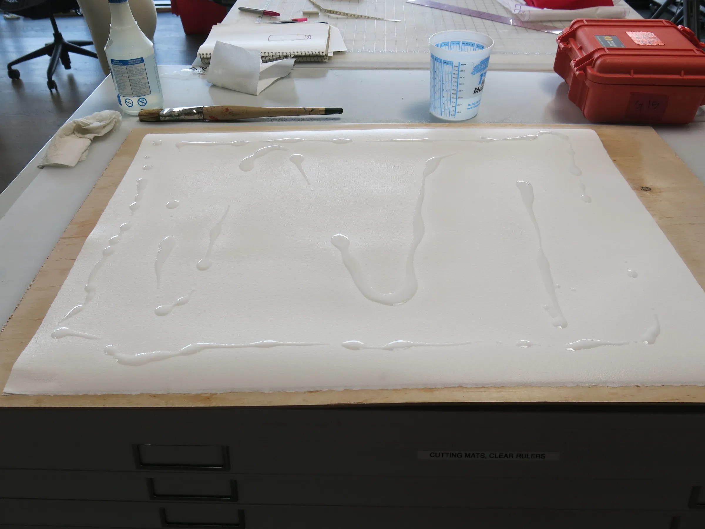 Mounting Watercolor Paper to Board (for Lasercutting or Otherwise) 5