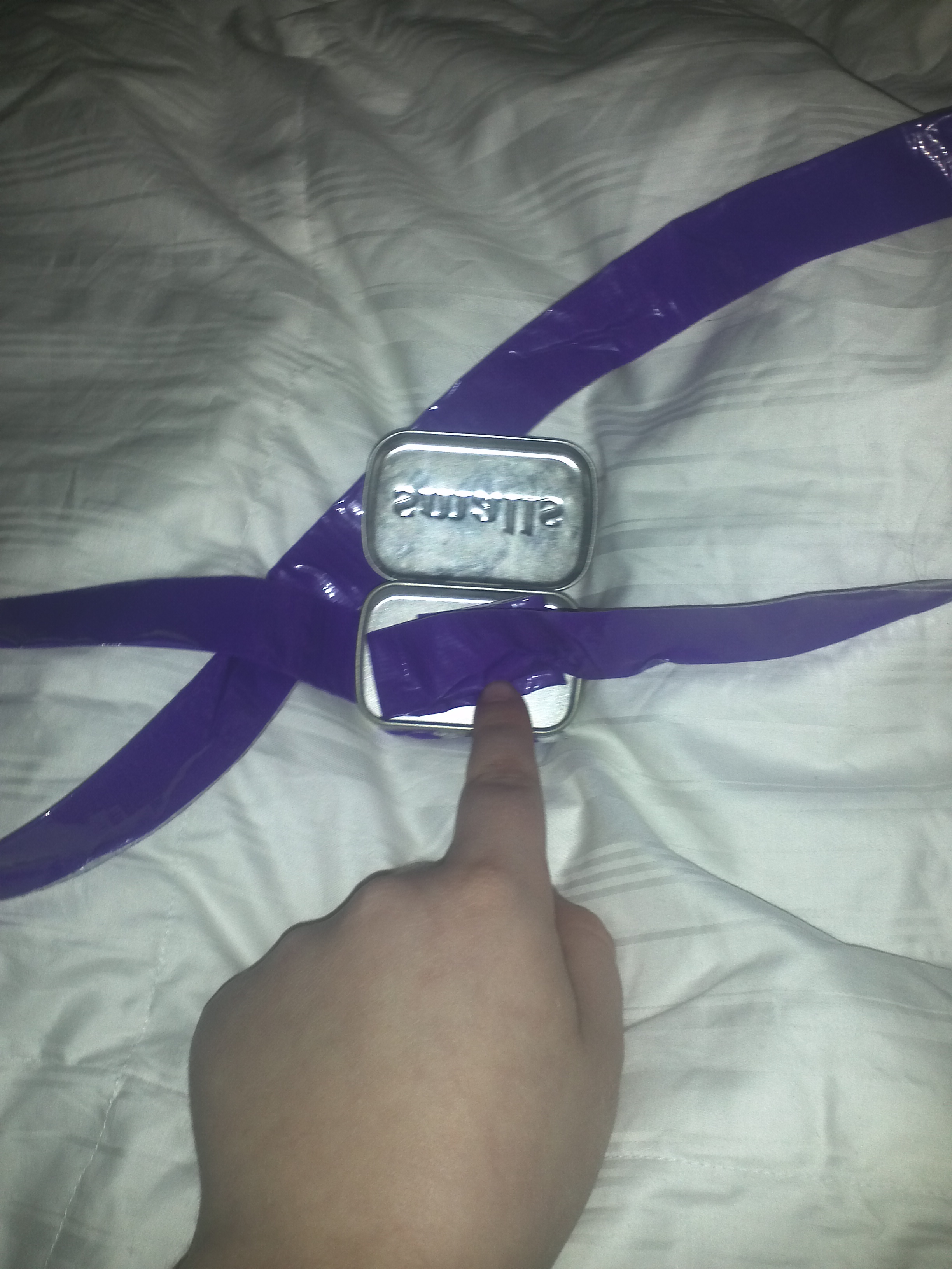 Duct Tape Belt With Altoids Buckle 3 Steps Instructables