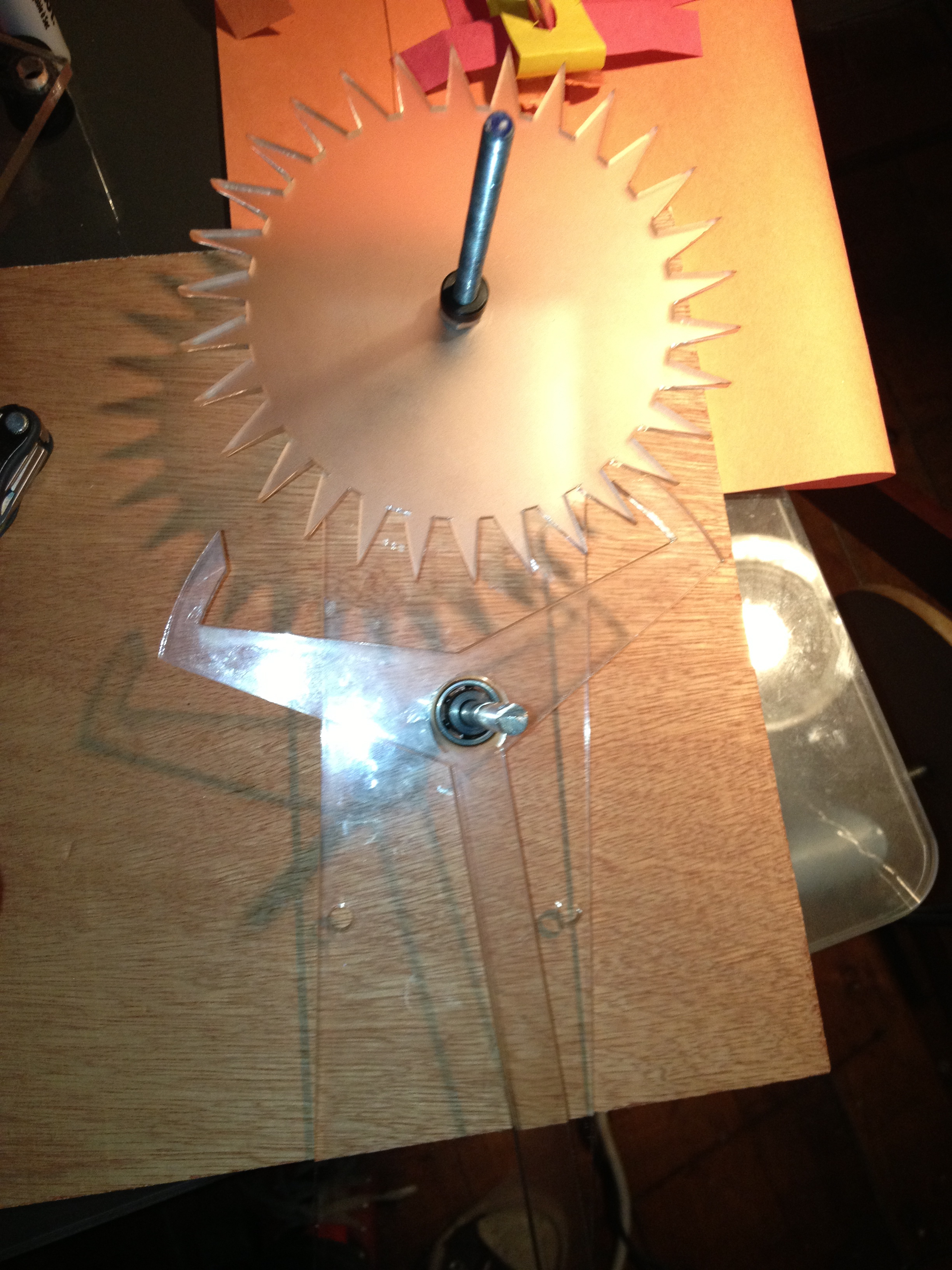 Laser Cut Clock Escapement and Pendulum 6 Steps Instructables