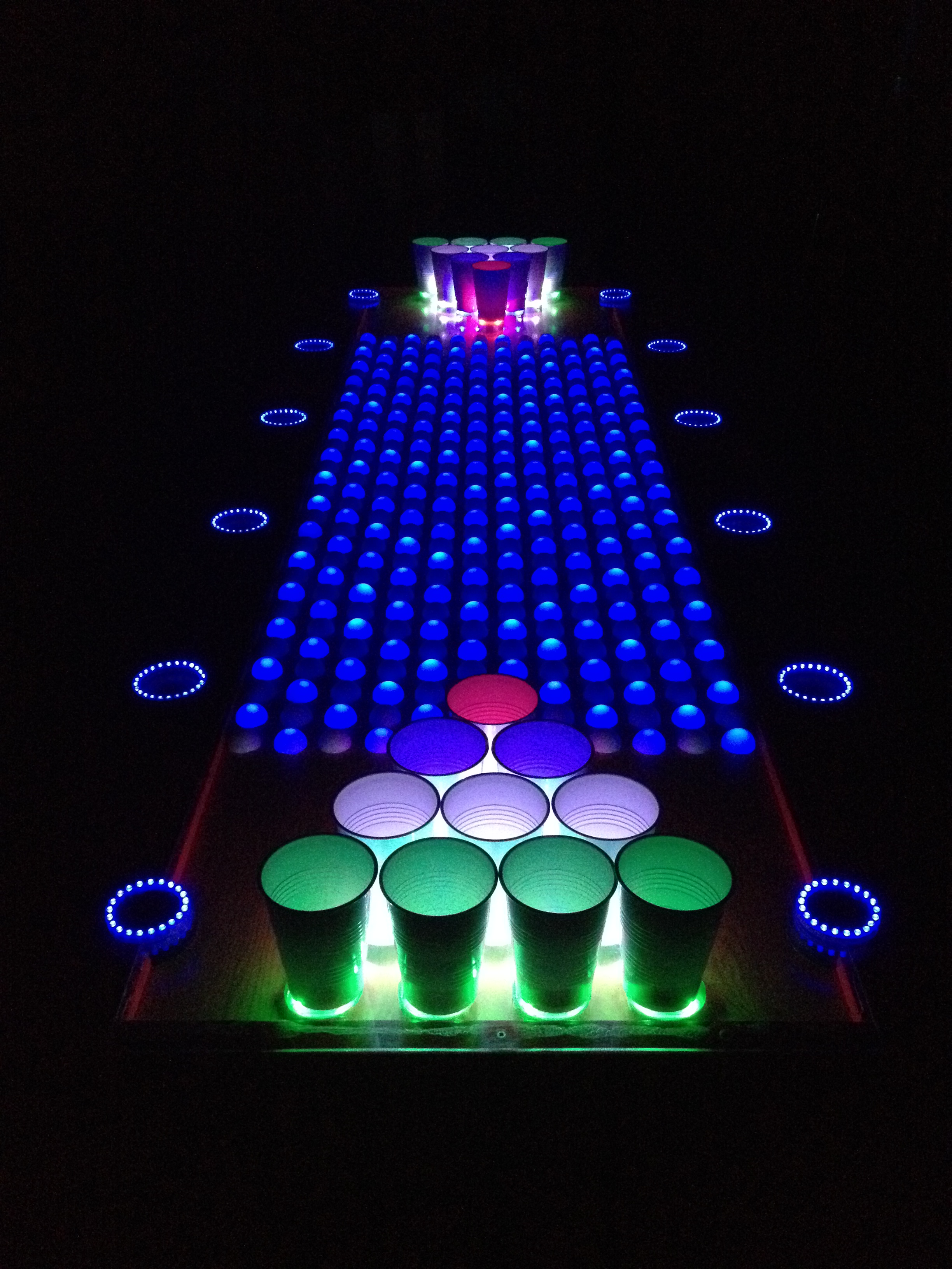 How To Make A Bottle Cap Beer Pong Table