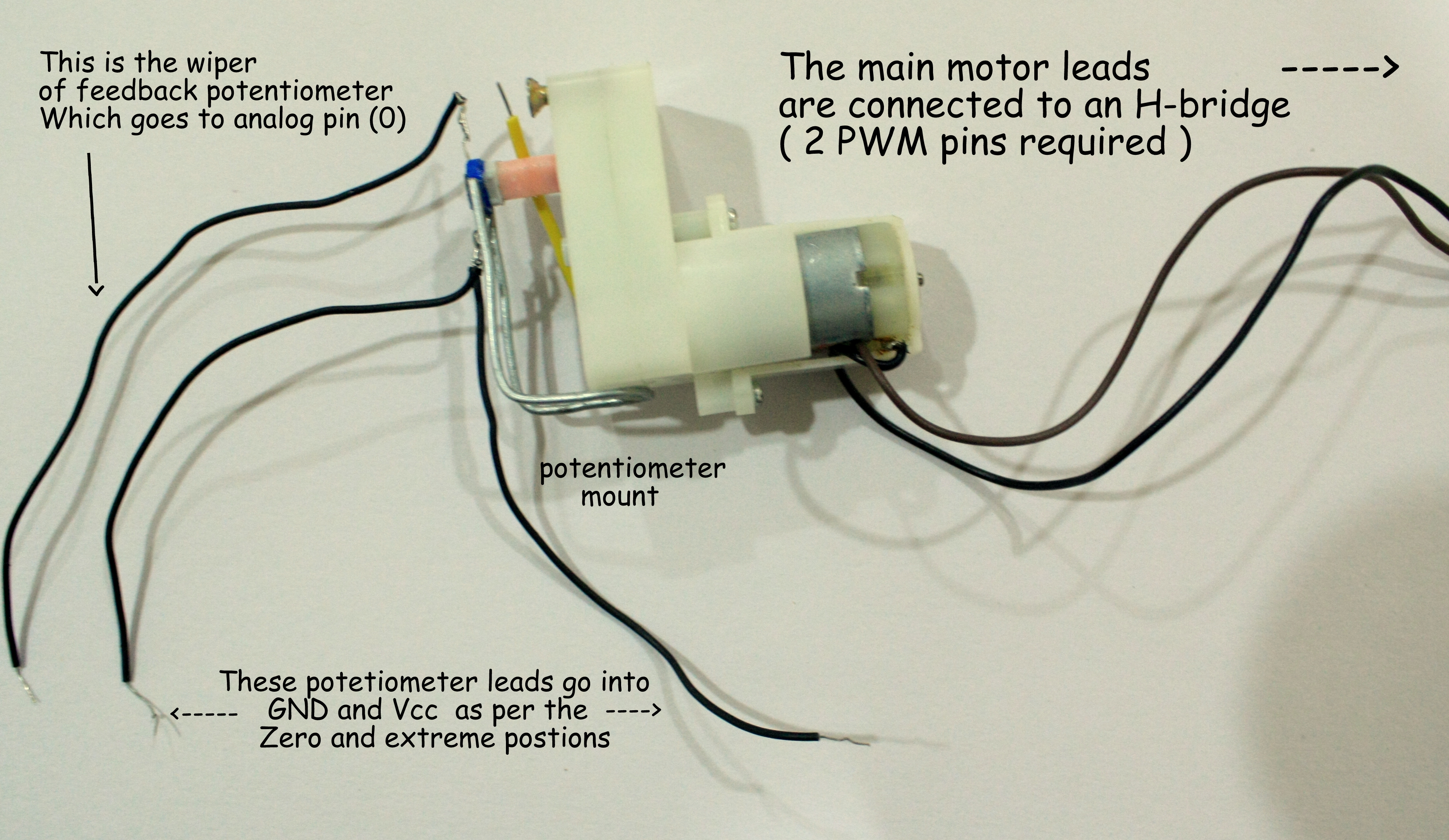 Make Your Own Lowcost Servo 4 Steps Instructables
