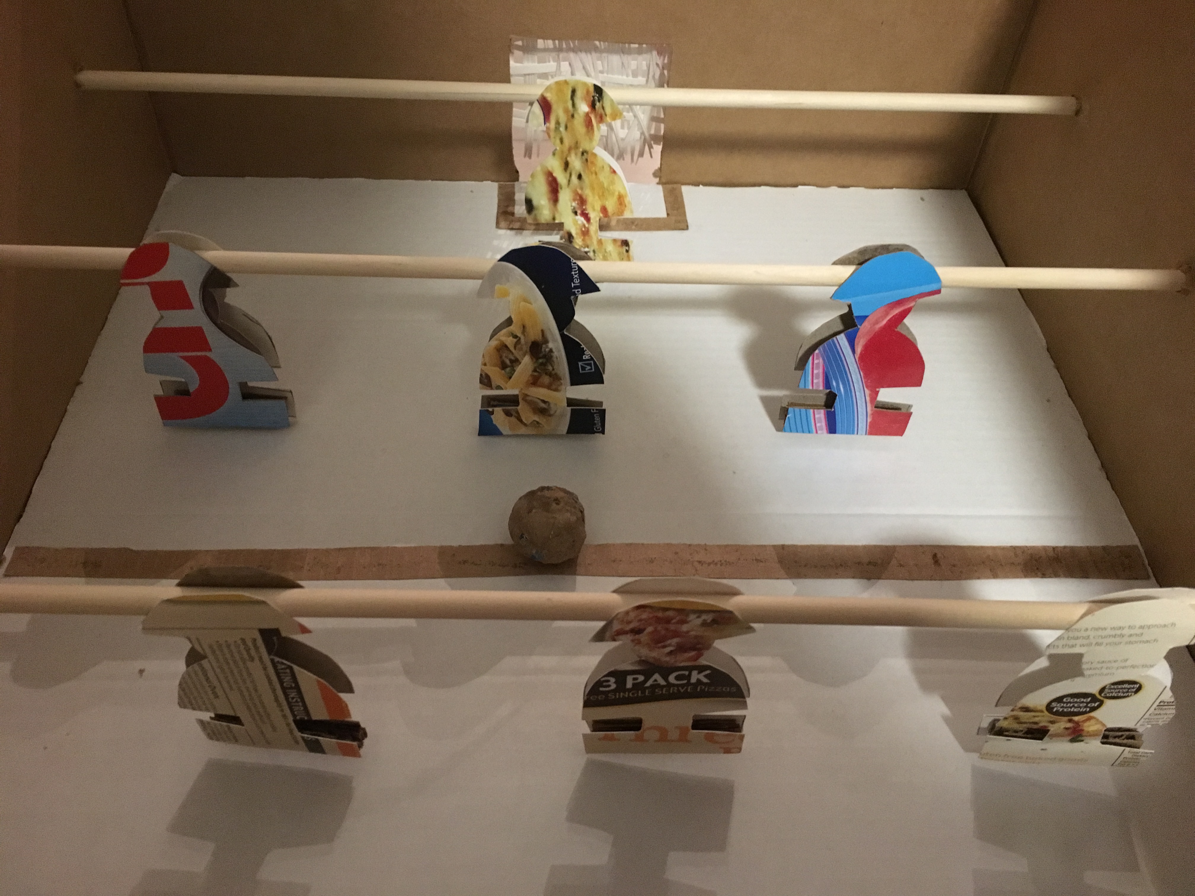 Cardboard Foosball Table 11 Steps (with Pictures) Instructables