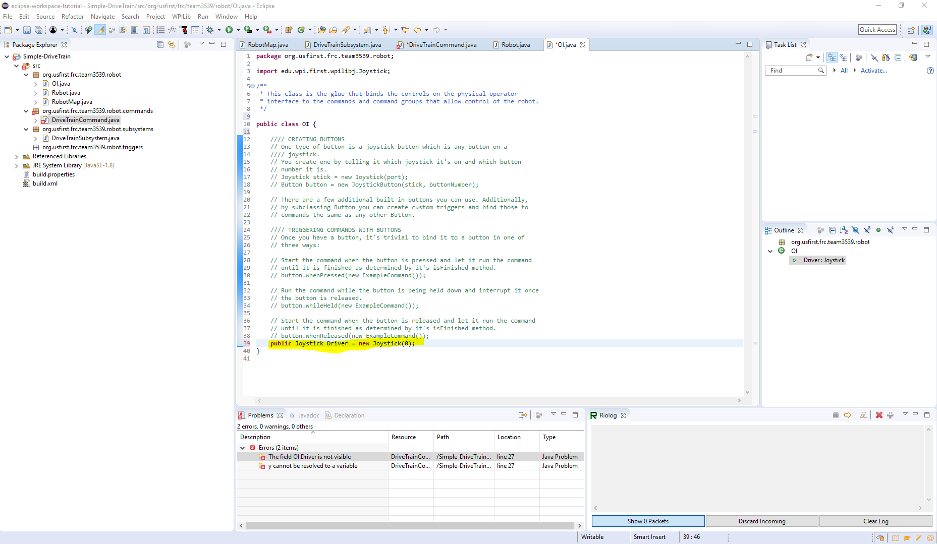 How to Write a Simple Drivetrain for FRC (Java) 12 Steps (with