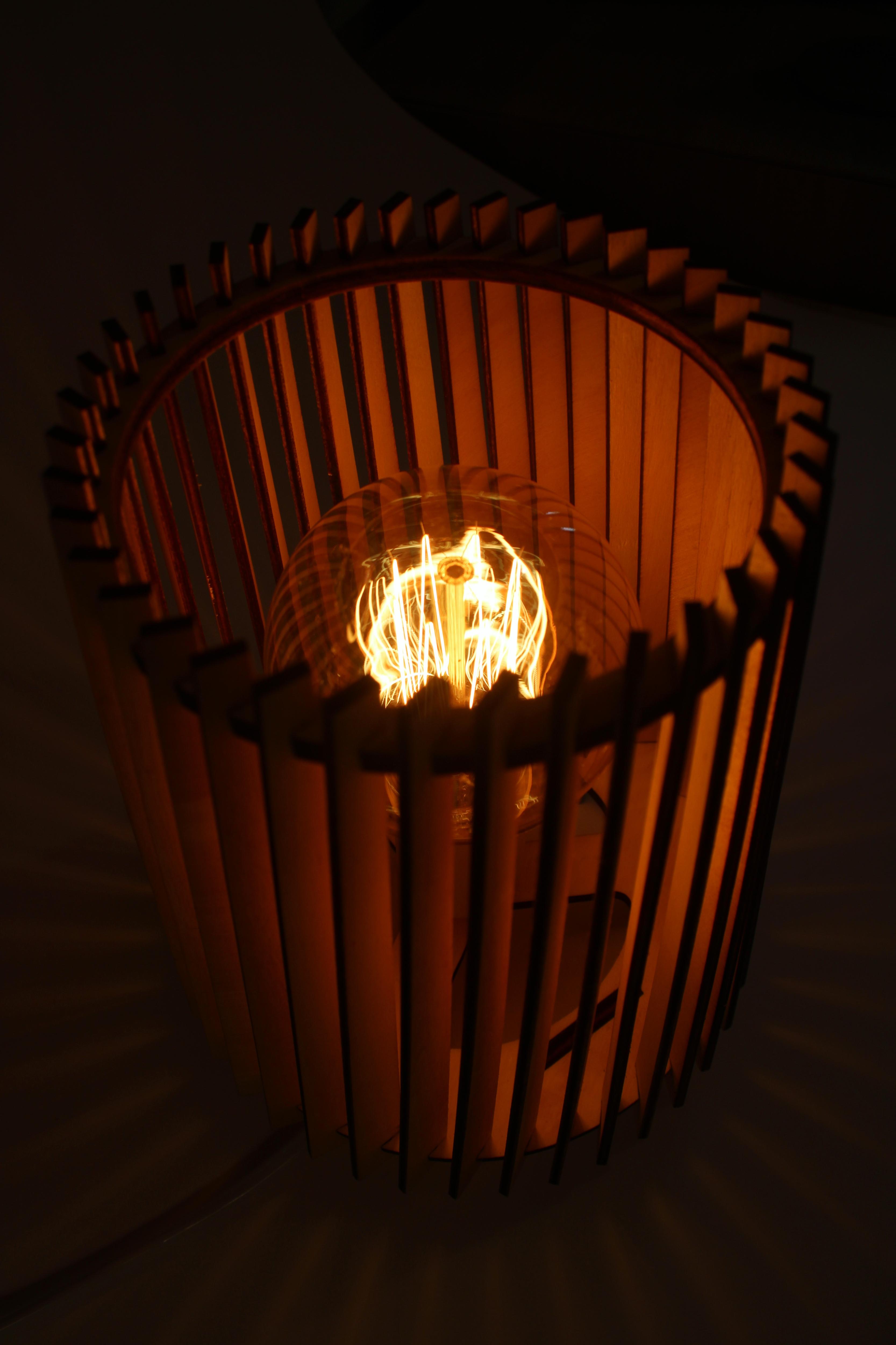 Laser Cut Wooden Table Lamp 6 Steps (with Pictures) Instructables