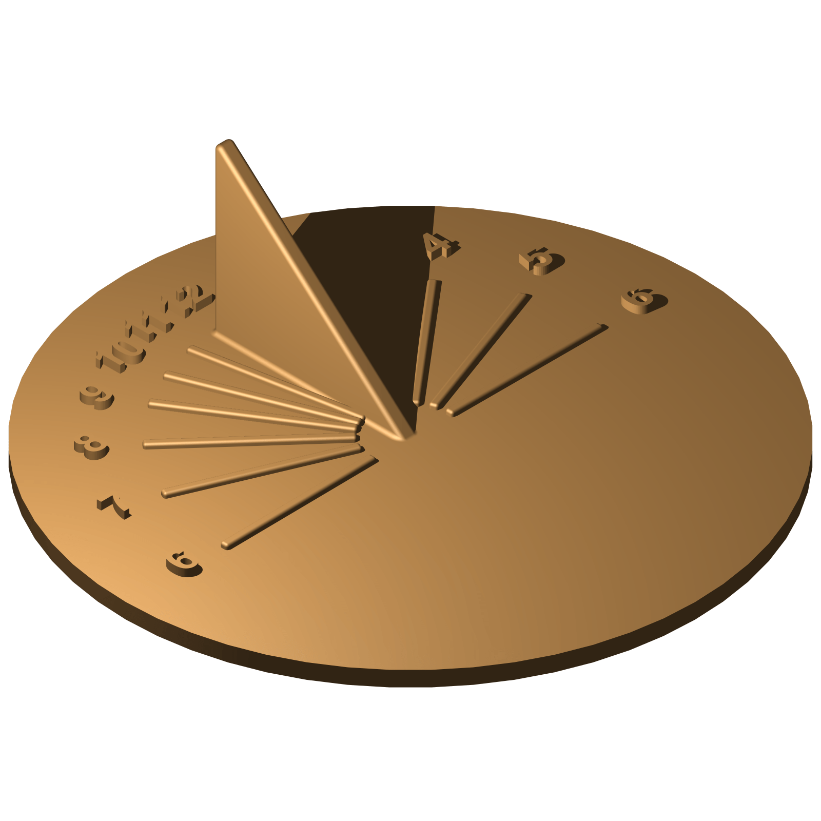 Customized Horizontal Sundial 4 Steps Instructables