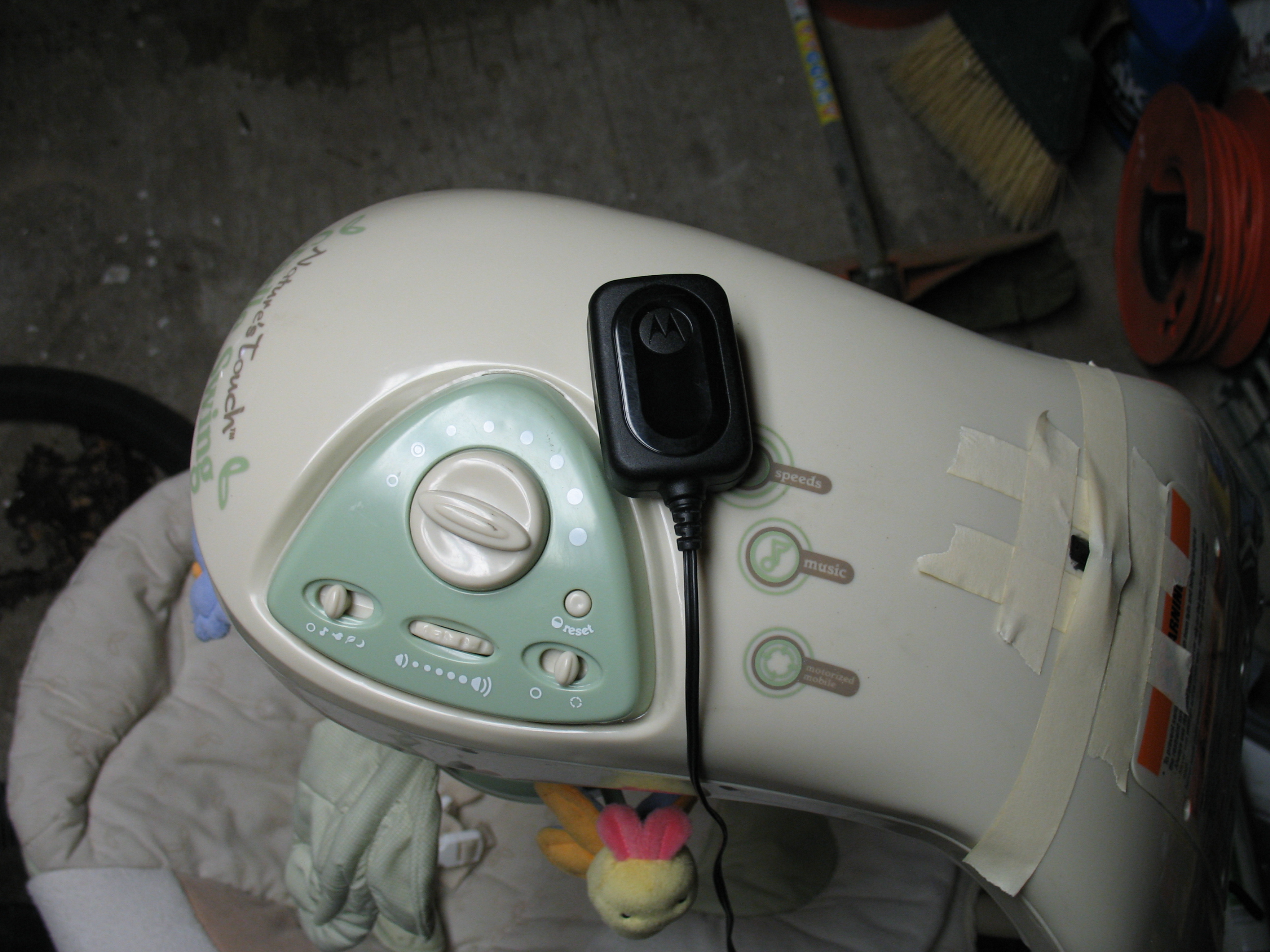 Convert a Baby Swing From Batteries to AC (wall) Power 7 Steps (with Pictures) Instructables