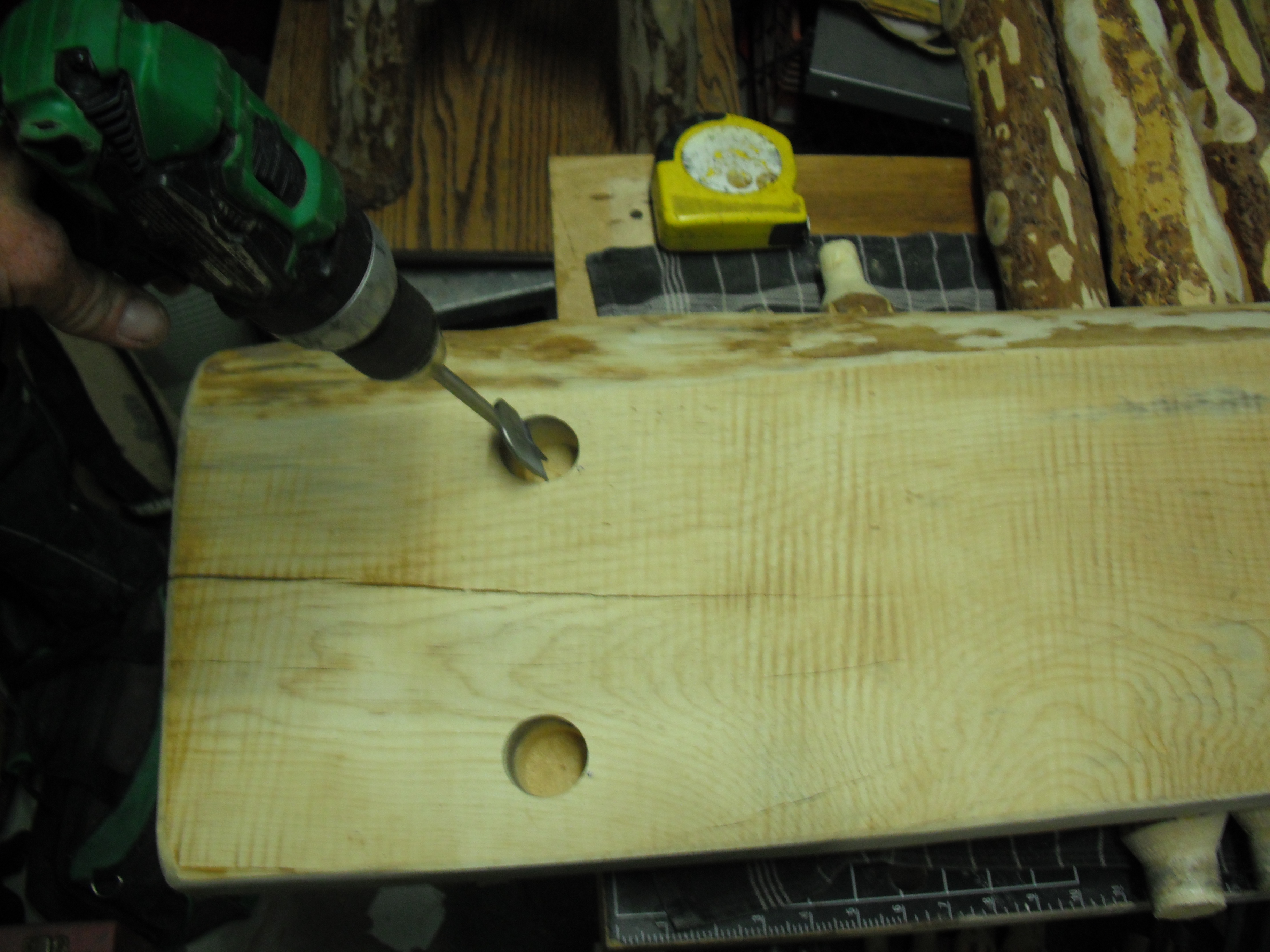 How to Build a Custom Pine Log Table 7 Steps Instructables