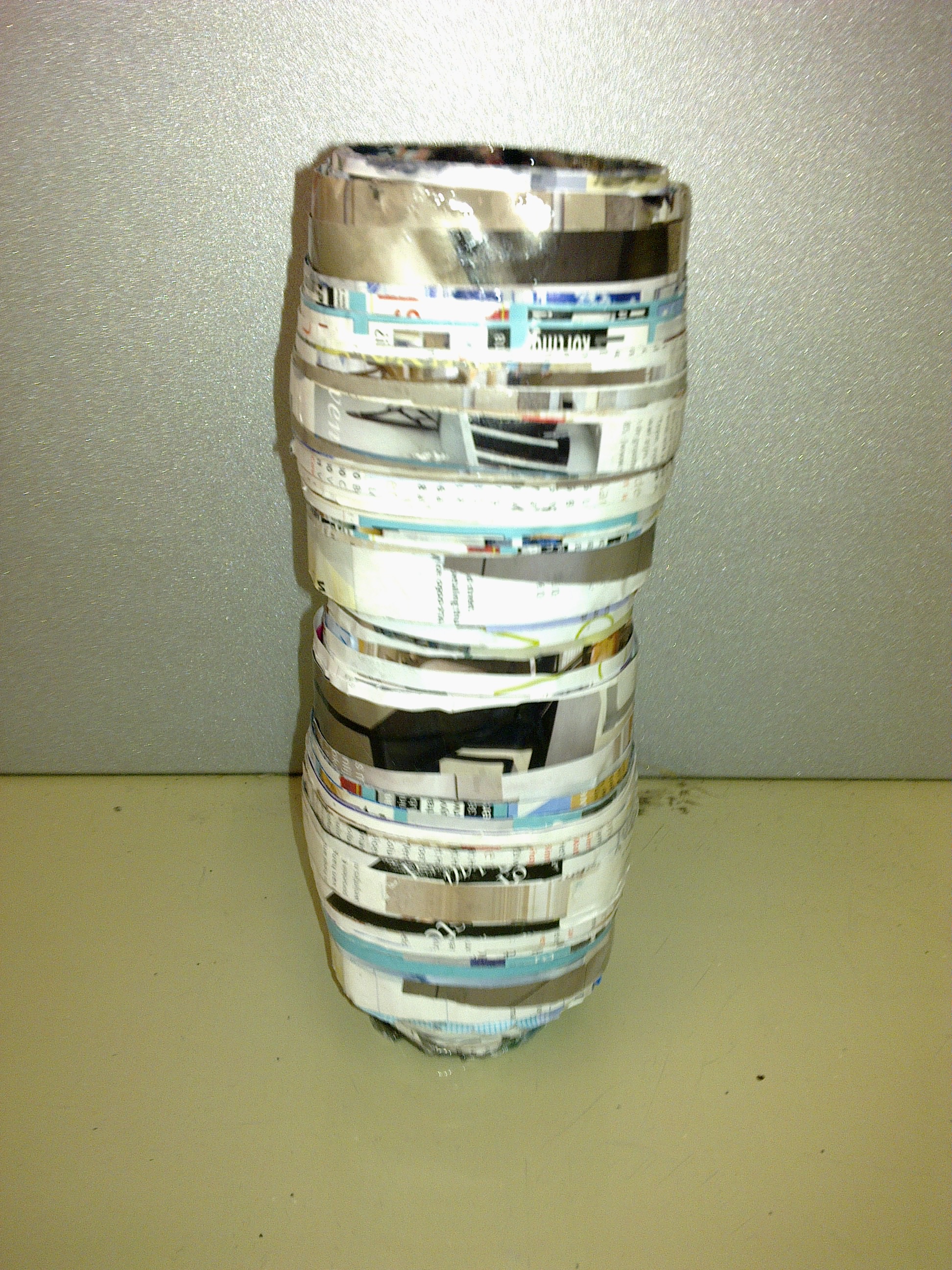 Paper Vase 5 Steps Instructables