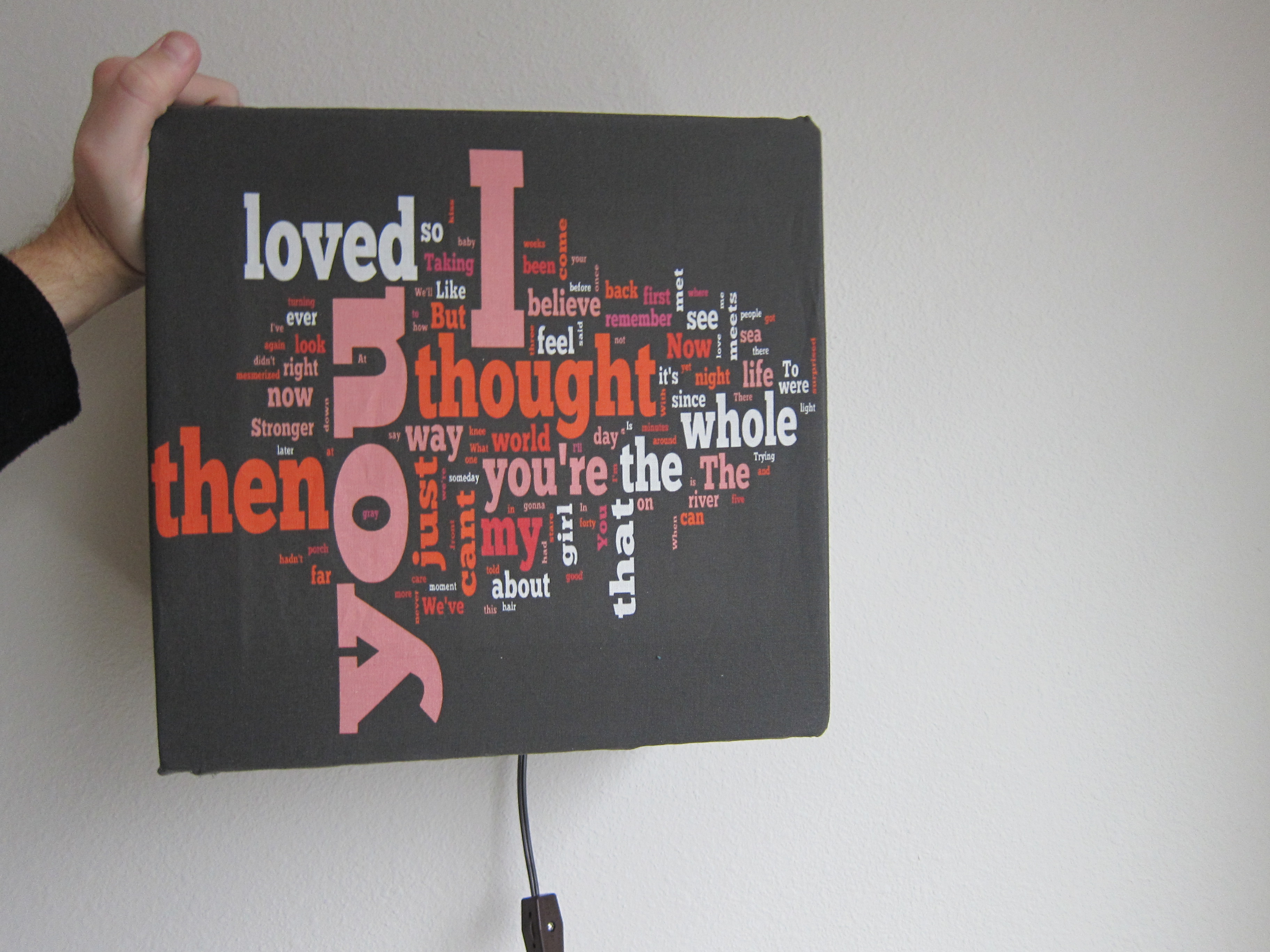 Customizable Picture Framewall Lamp 7 Steps Instructables