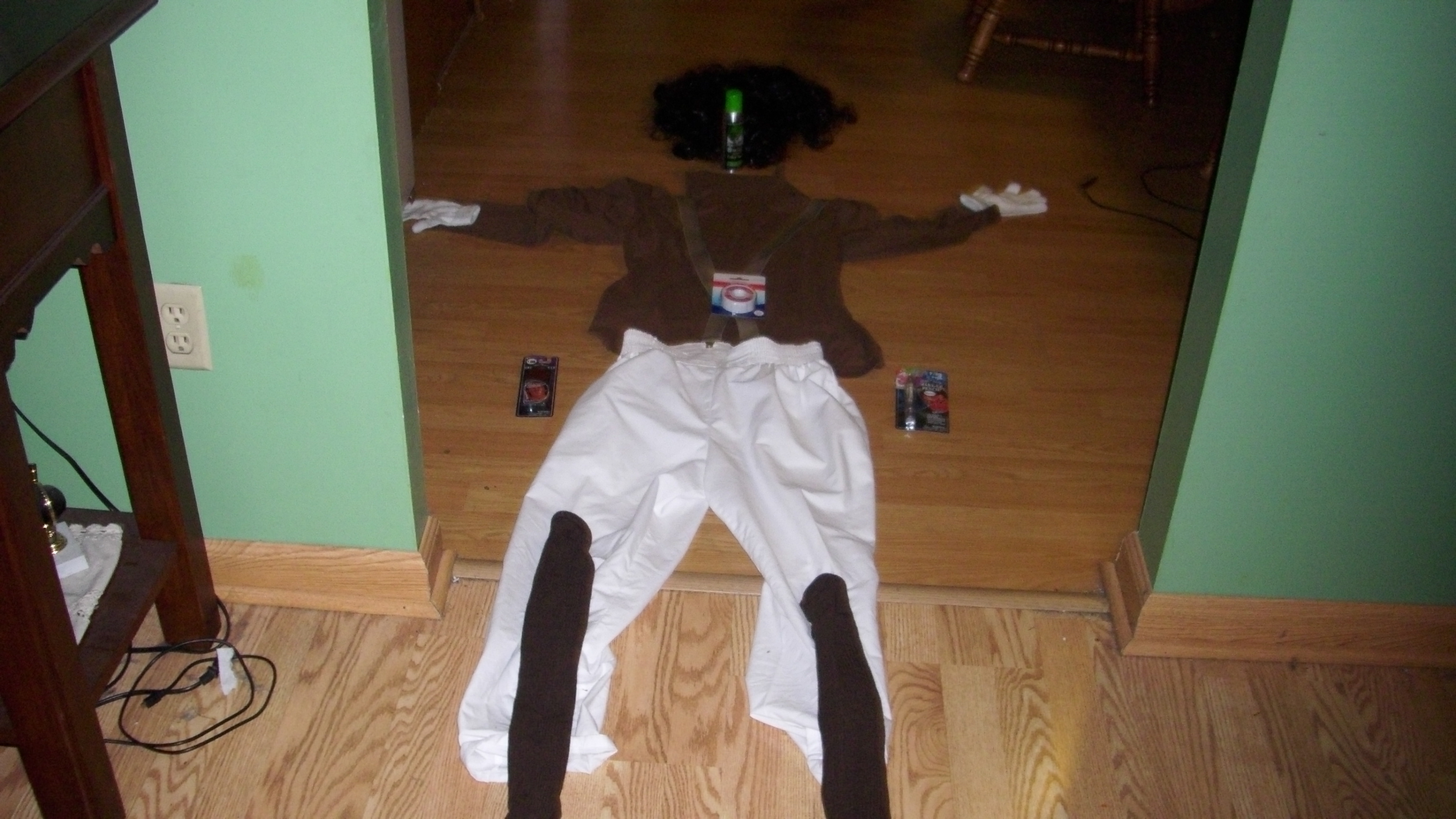 How to Make an Old Fashioned Oompa Loompa Costume 4 Steps Instructables