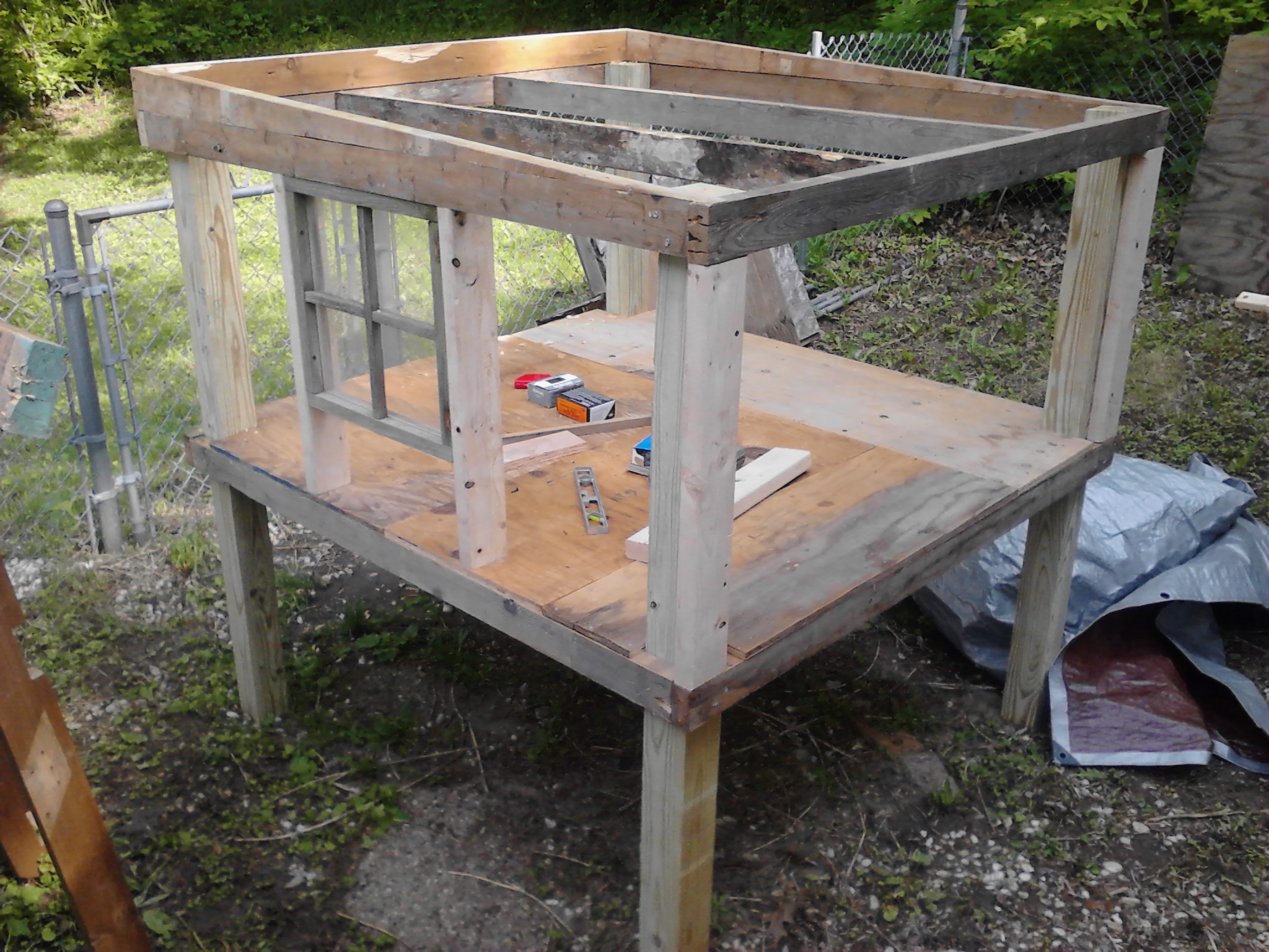 Homemade Chicken Coop 9 Steps Instructables