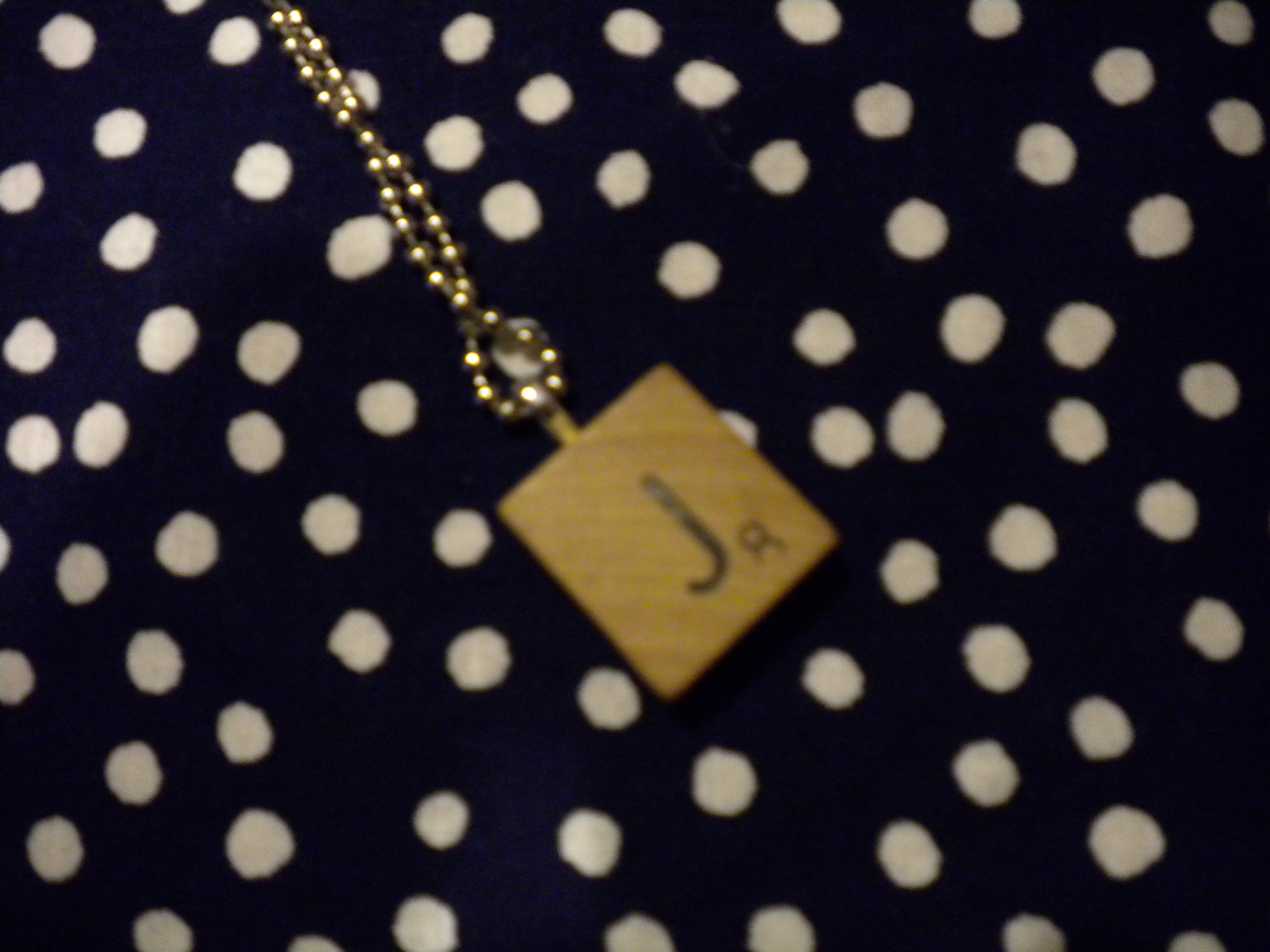 Scrabble Tile Necklace 3 Steps Instructables