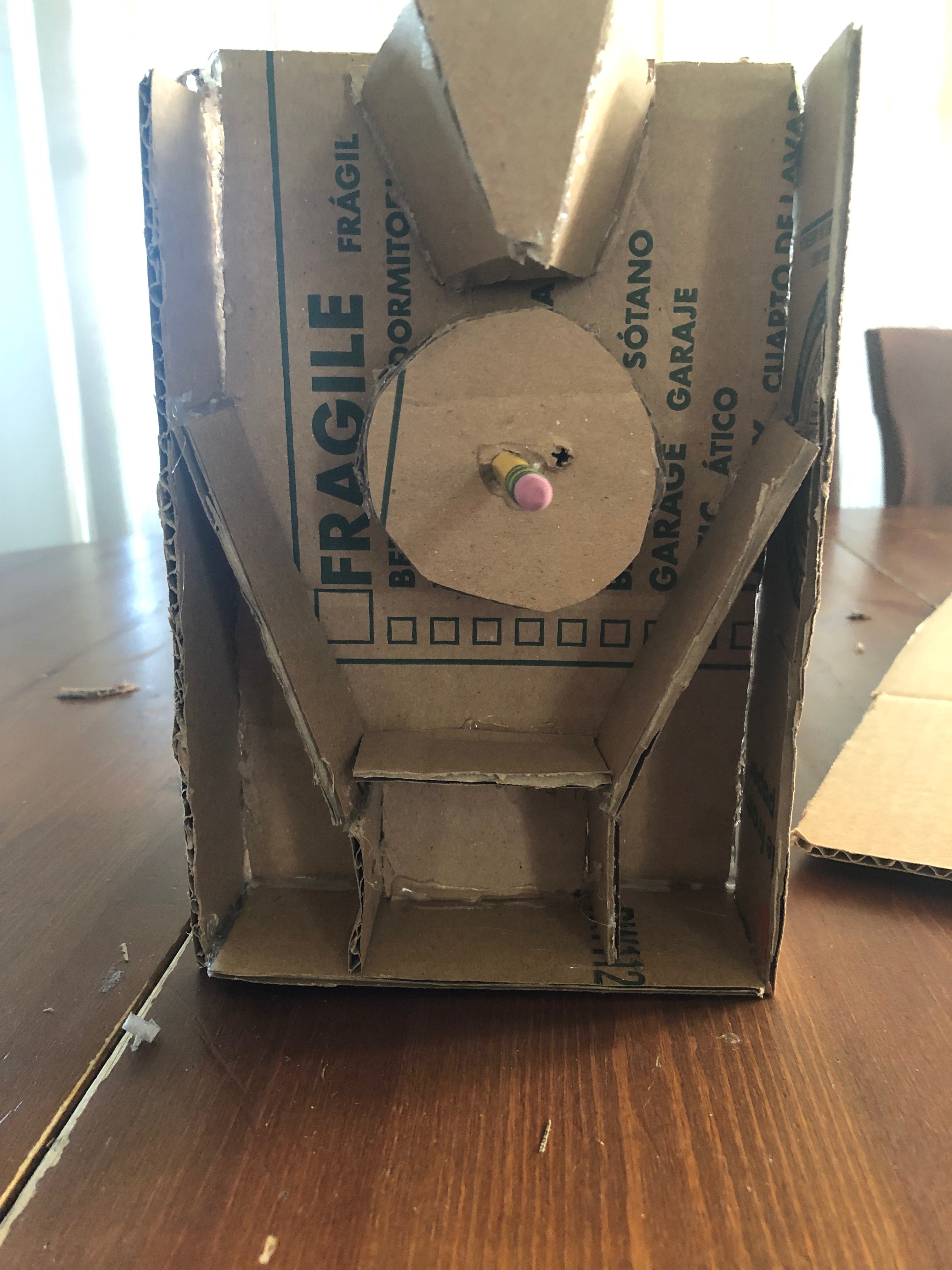 DIY Cardboard Gas Pump Gumball Machine 5 Steps Instructables