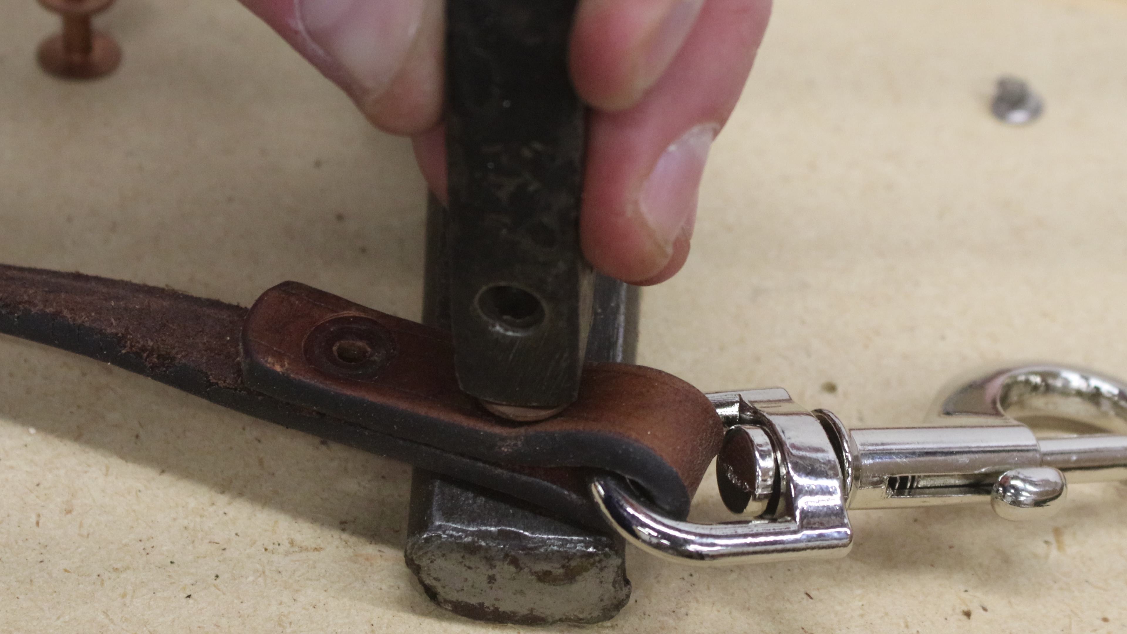 How to Replace the Clasp on a Leather Dog Leash 4 Steps Instructables