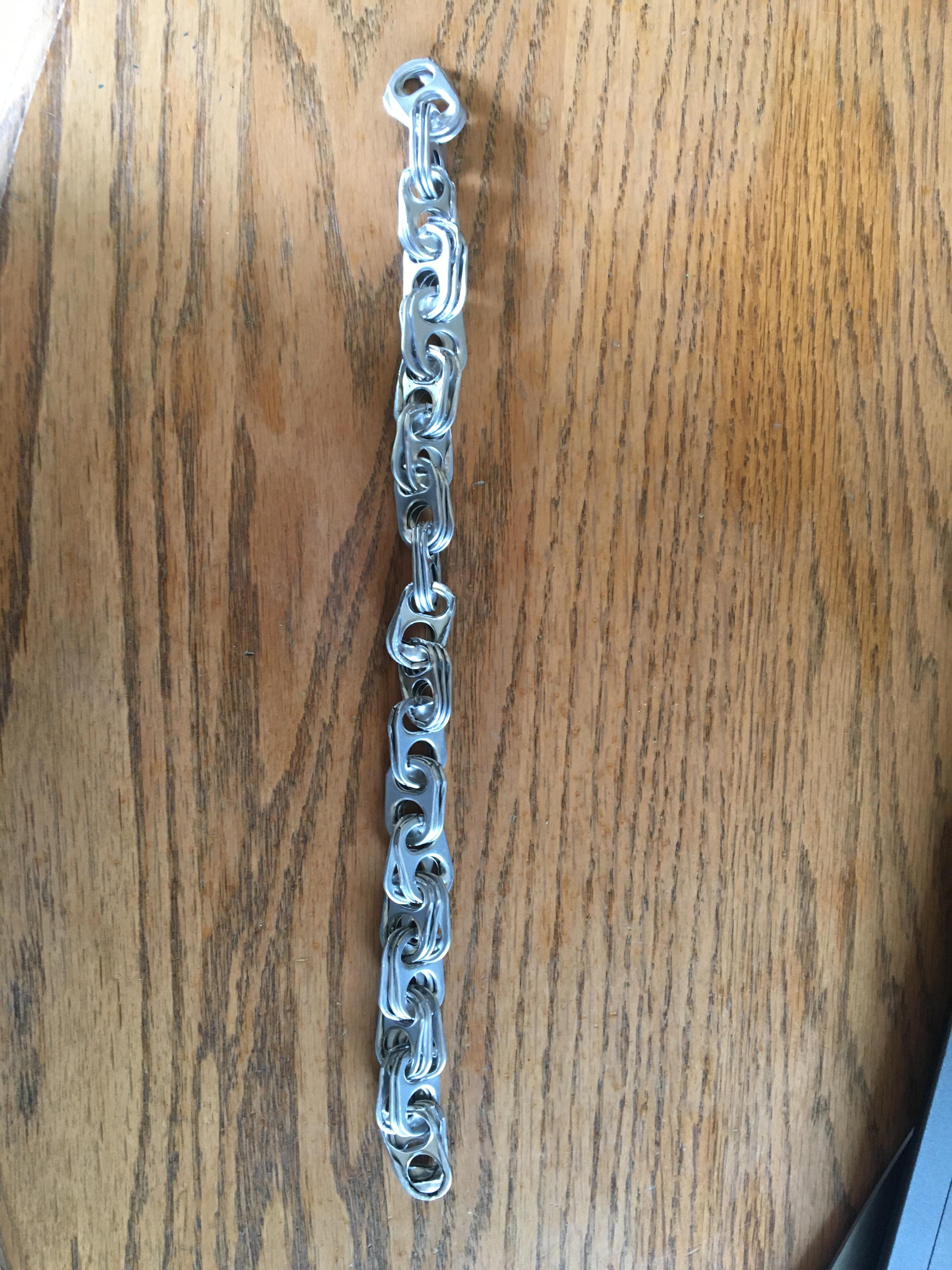 Lightweight Pop Tab Chain 3 Steps Instructables