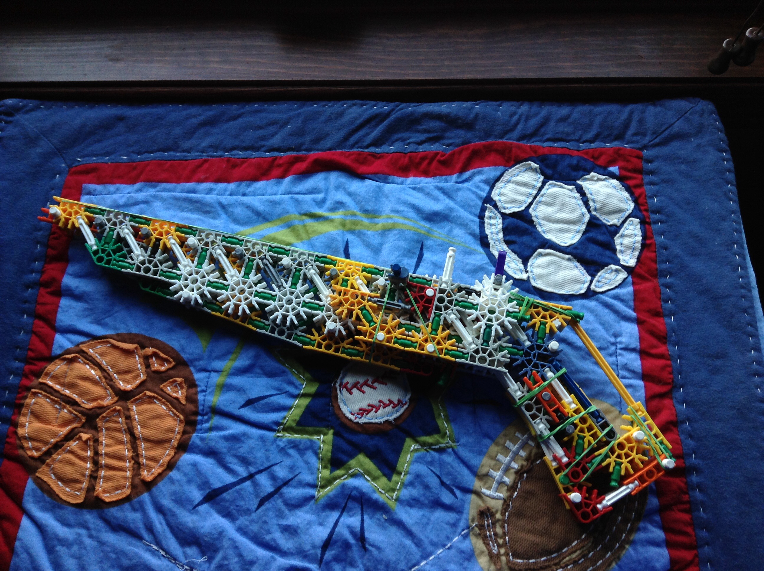 Knex Rubber Band Shot Gun Instructables