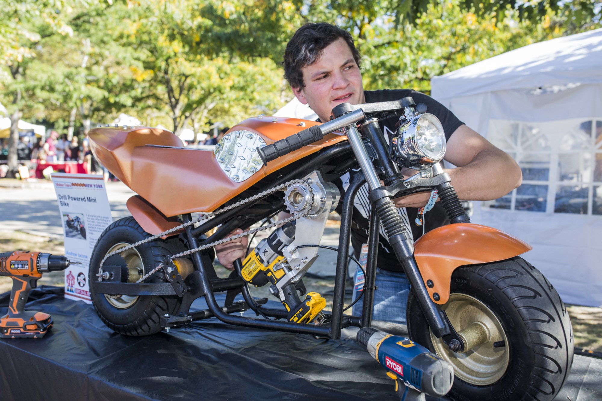 DRILL POWERED MINI BIKE 6 Steps (with Pictures) Instructables