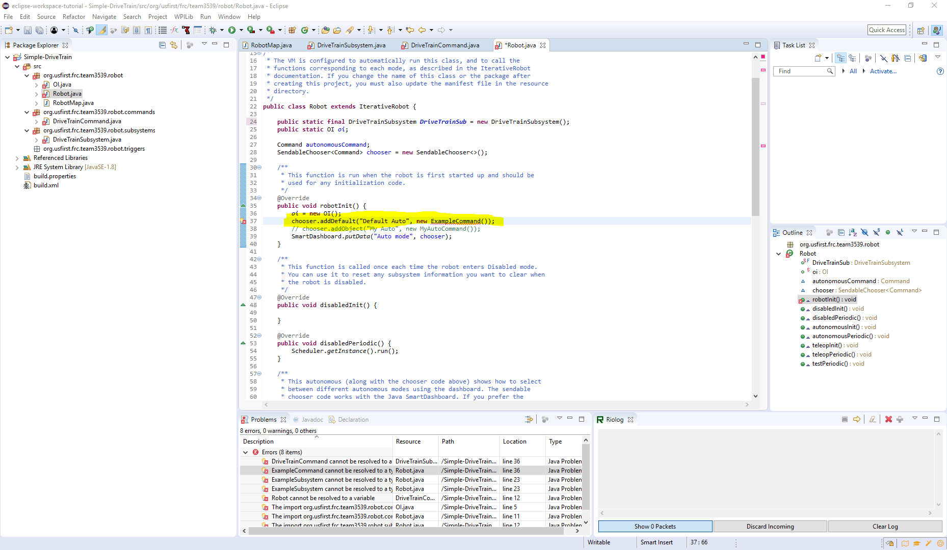 How to Write a Simple Drivetrain for FRC (Java) 12 Steps (with