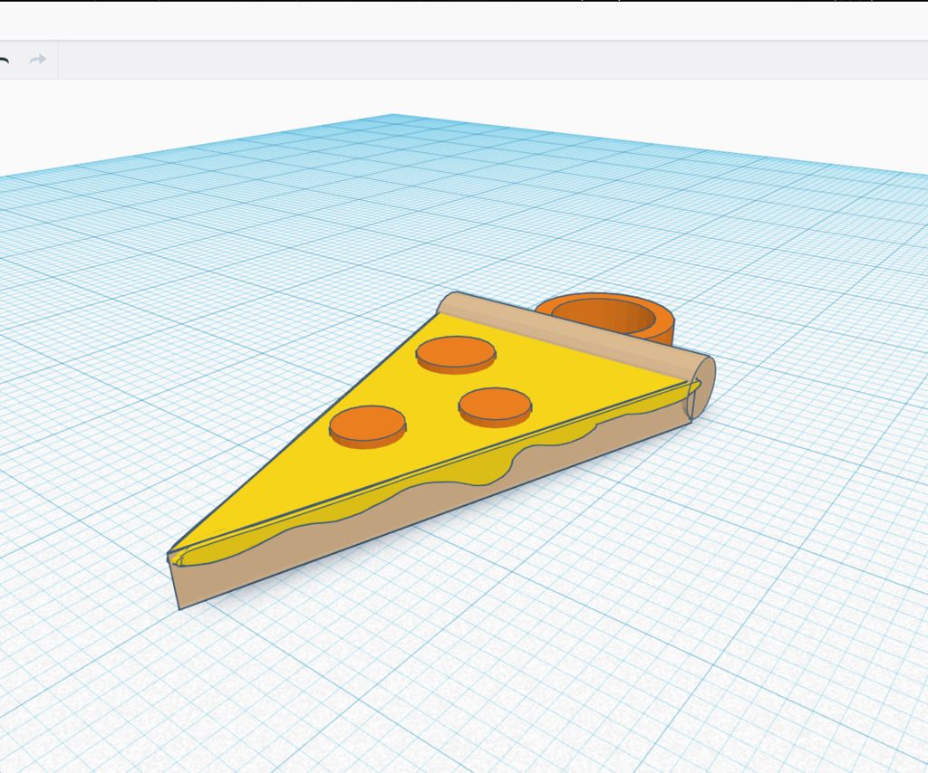 How to Design a Pizza Slice Key Chain With Tinkercad in 7 Easy Steps