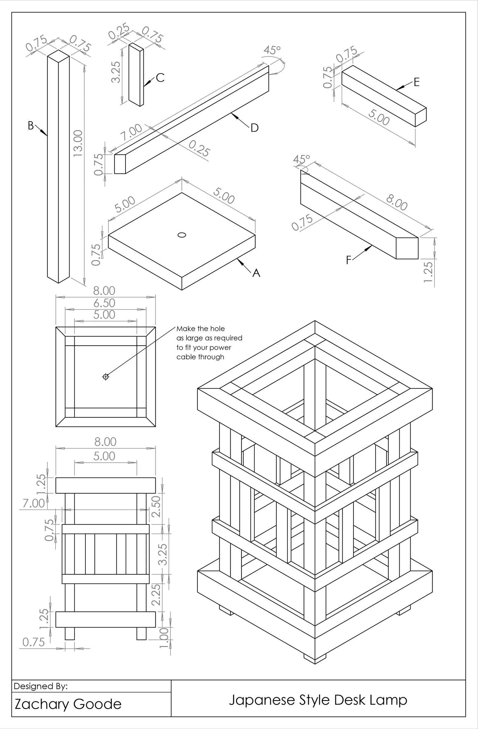 Japanese Style Desk Lamp 5 Steps (with Pictures) Instructables