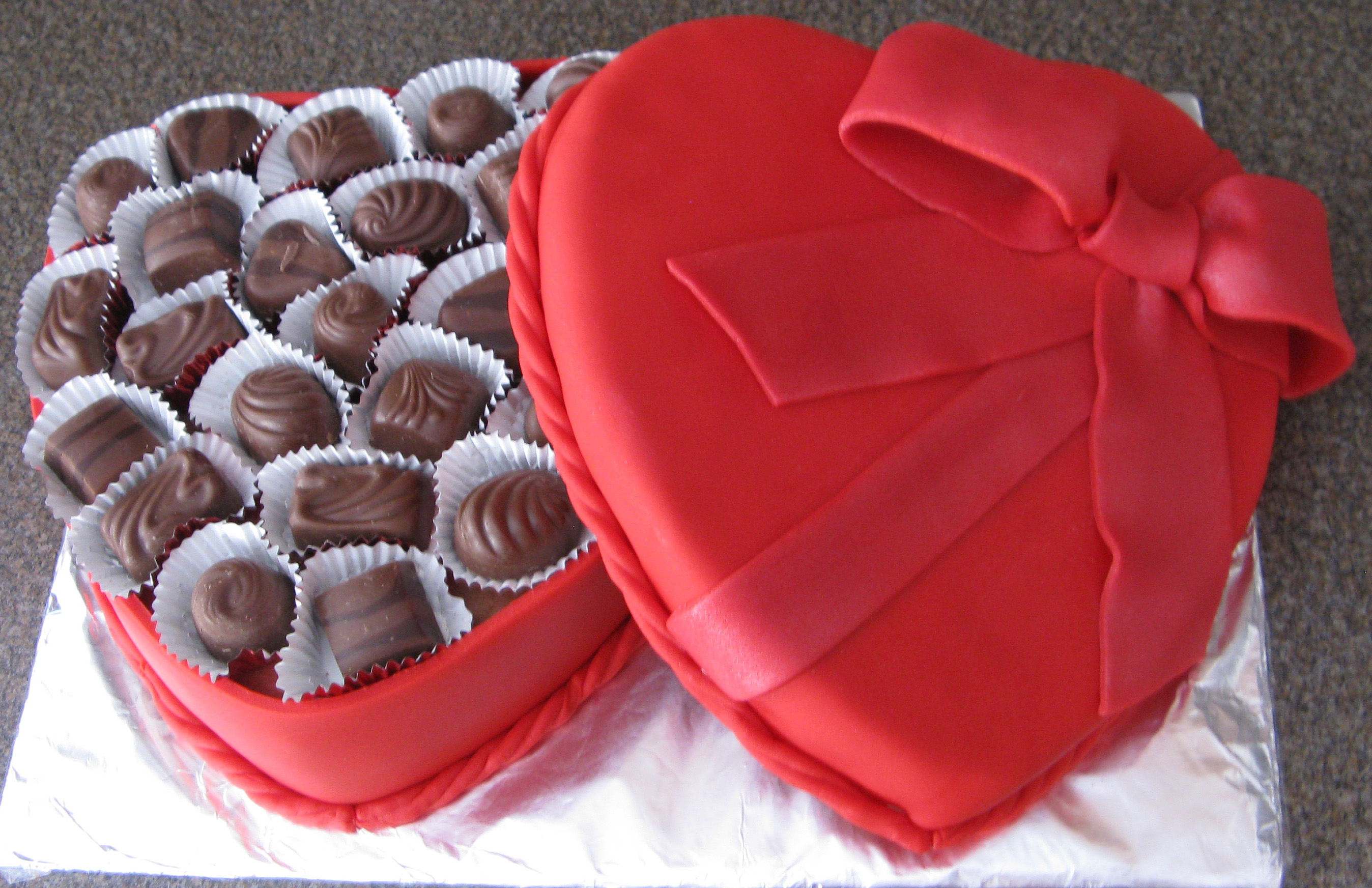 Valentine's Chocolate Box Cake 11 Steps (with Pictures) Instructables