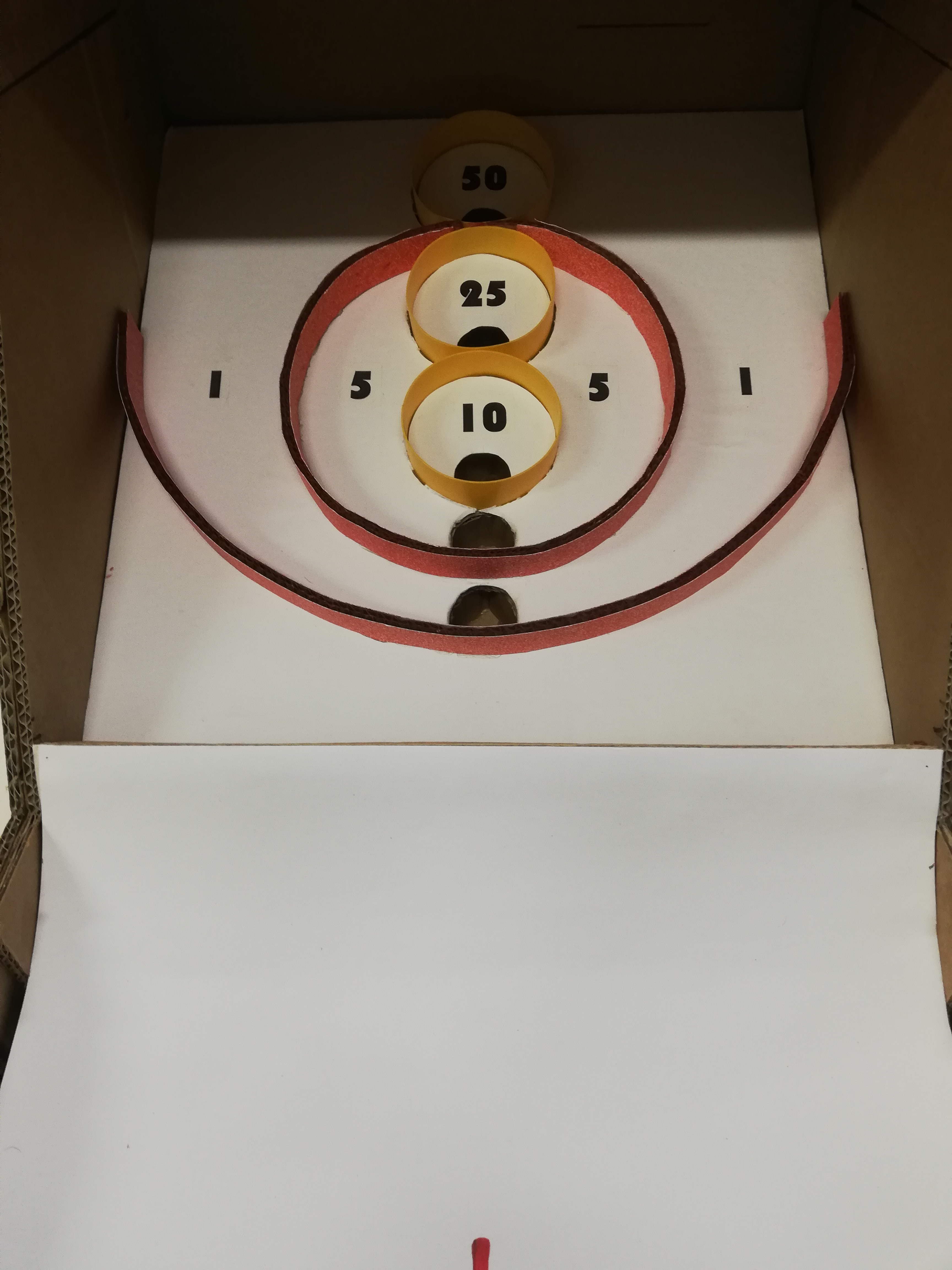 Skee Ball From Cardboard 8 Steps (with Pictures) Instructables