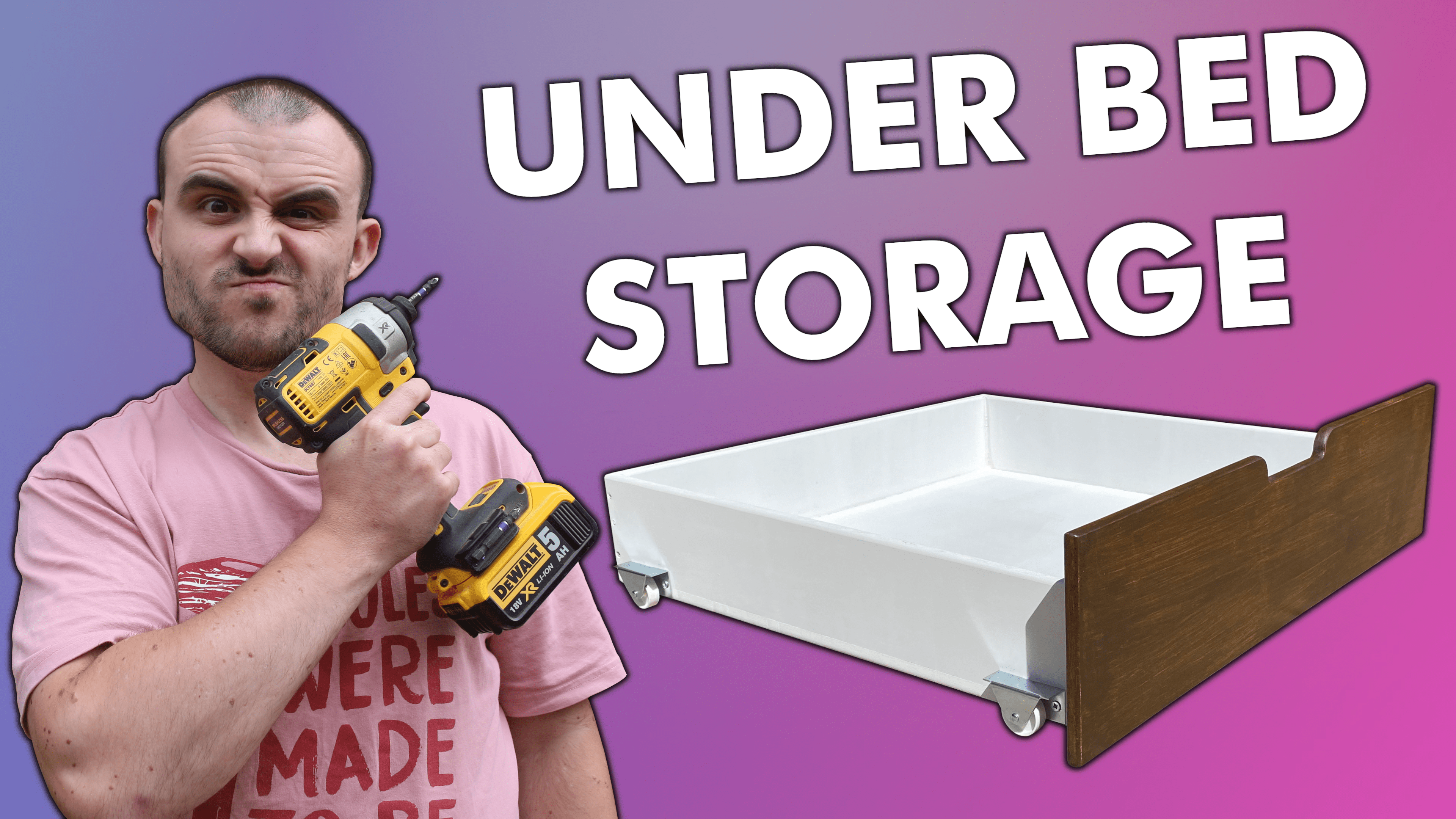 How to Make Under Bed Drawers the Average Joe Way! 10 Steps (with