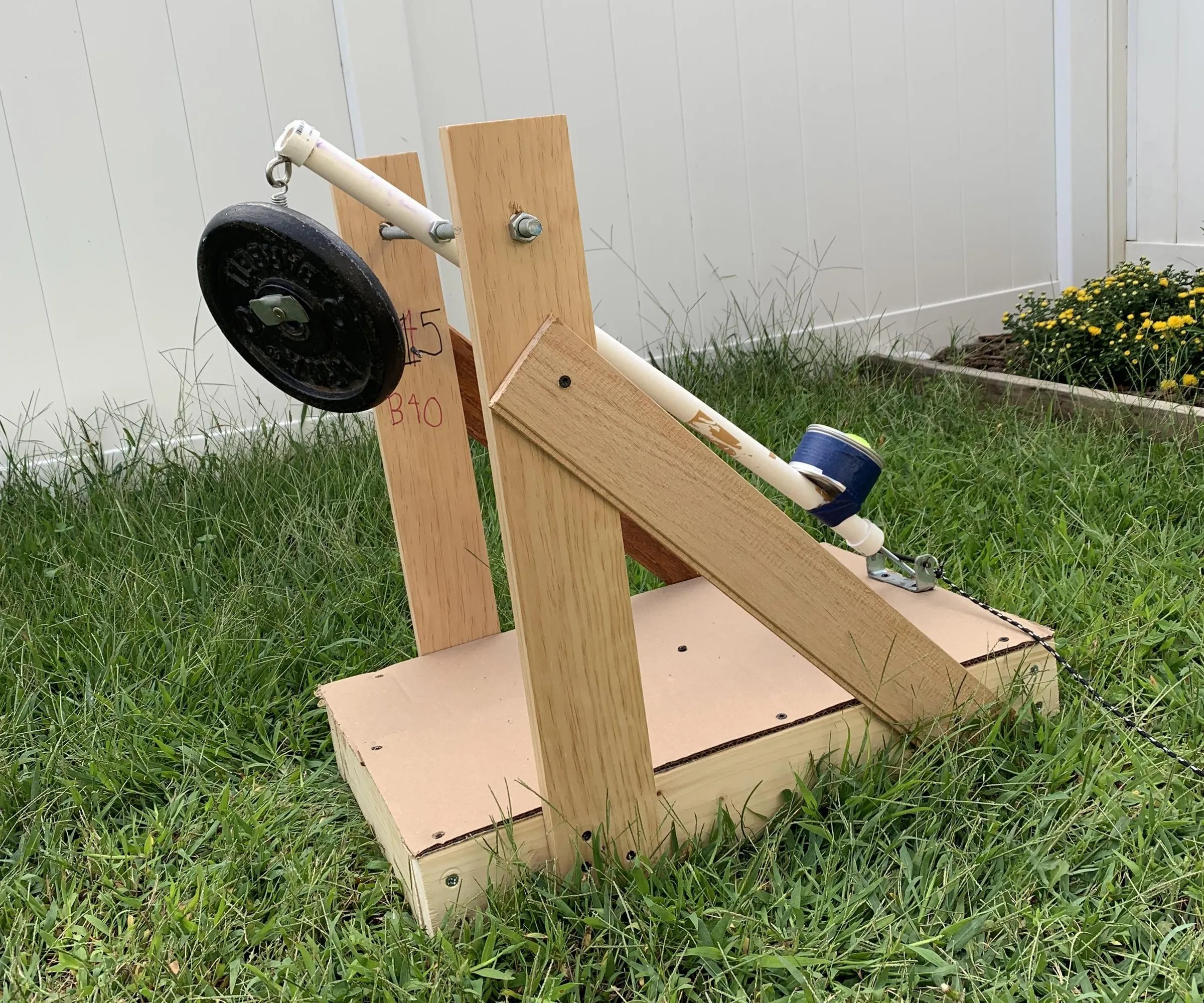 Tennis Ball Catapult Design