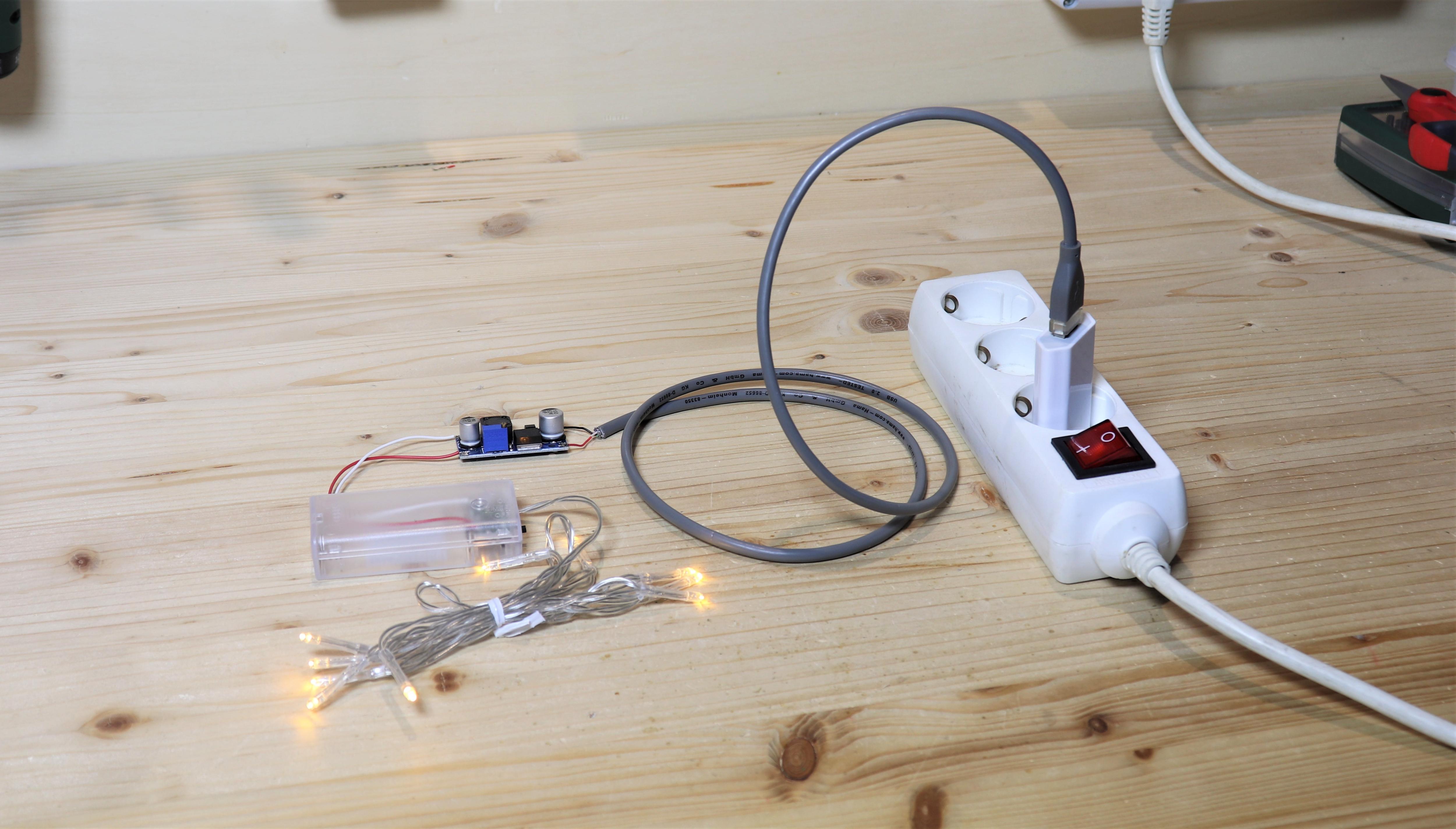 From Batterypowered to USB Christmas Lights 6 Steps (with Pictures