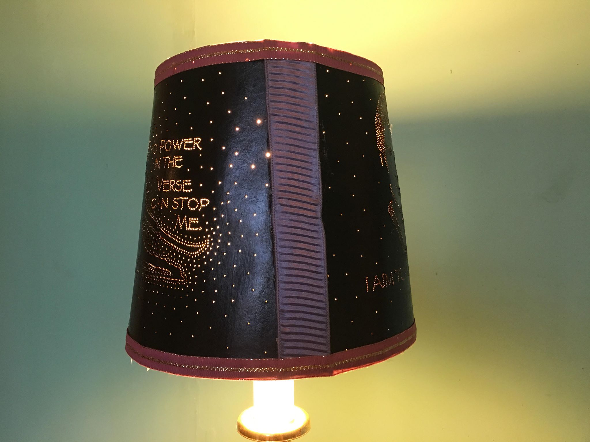 Personalized "Geeky" Lampshade From Cardboard 22 Steps (with Pictures