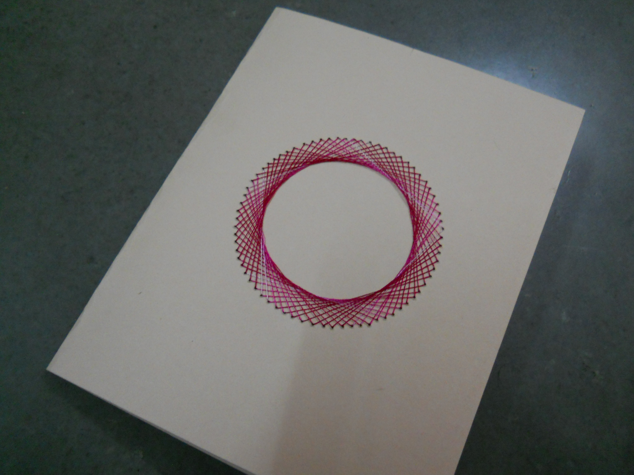 Silk Thread Design Card 6 Steps (with Pictures) Instructables