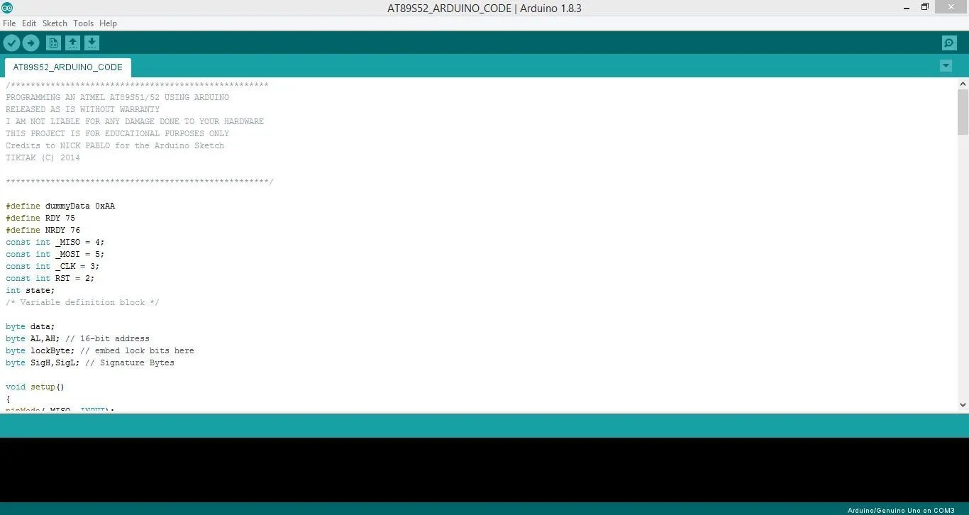 89S52 Programmer Using Arduino Uno : 6 Steps - Instructables