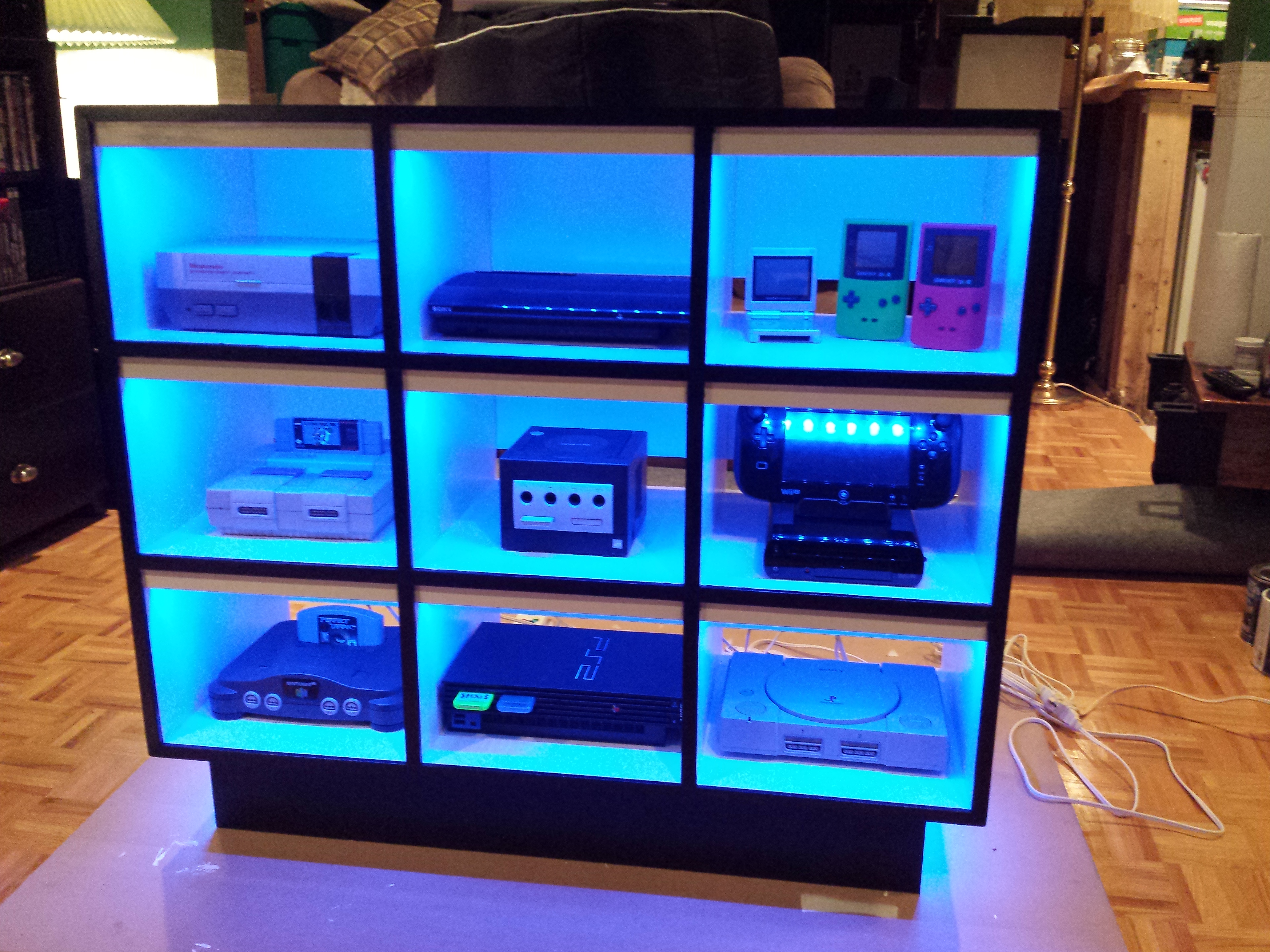 Console Gaming Shelf 10 Steps (with Pictures) Instructables