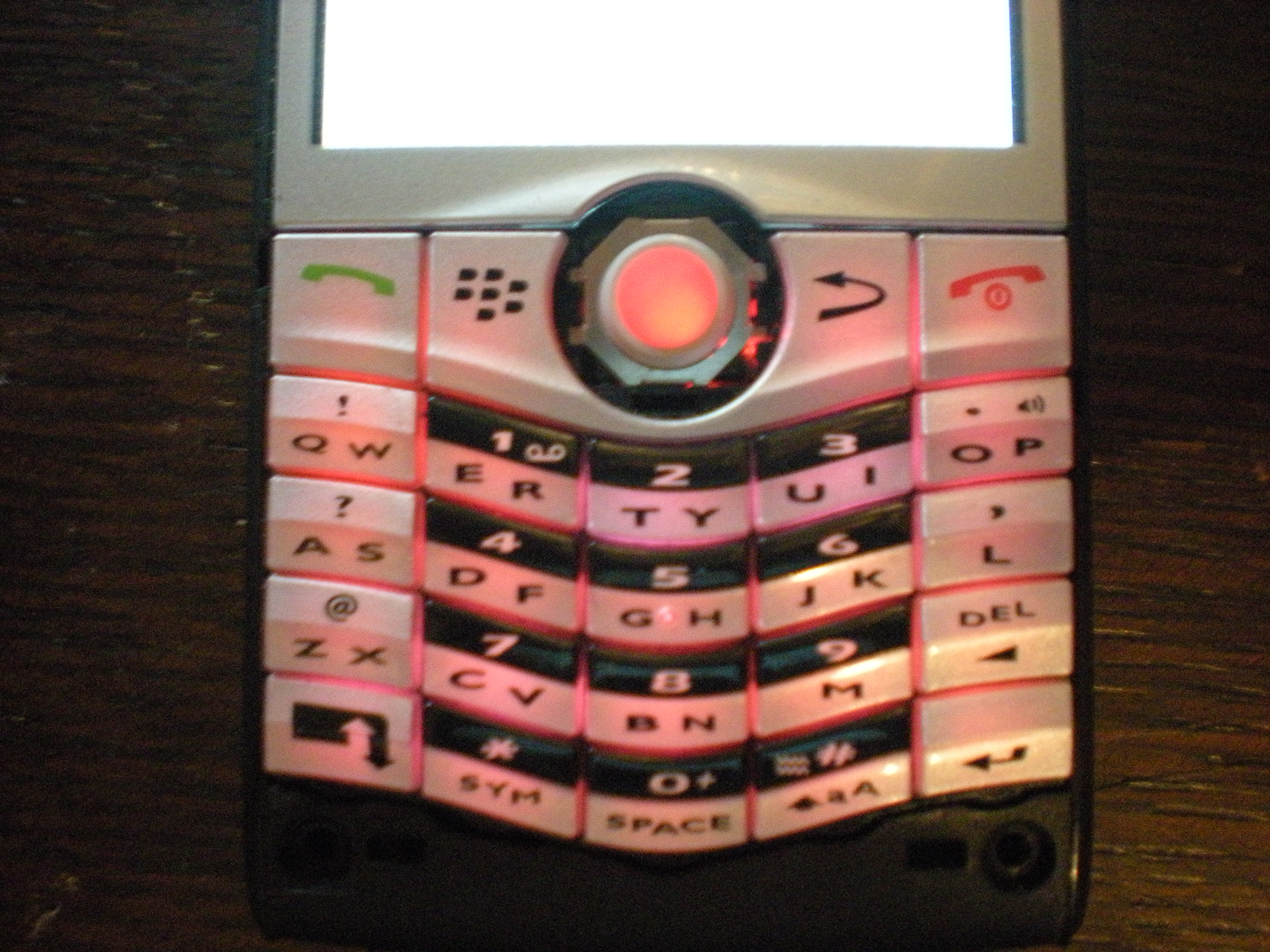 BlackBerry Pearl 8130 Keyboard/Trackball Colour Mod 3 Steps Instructables