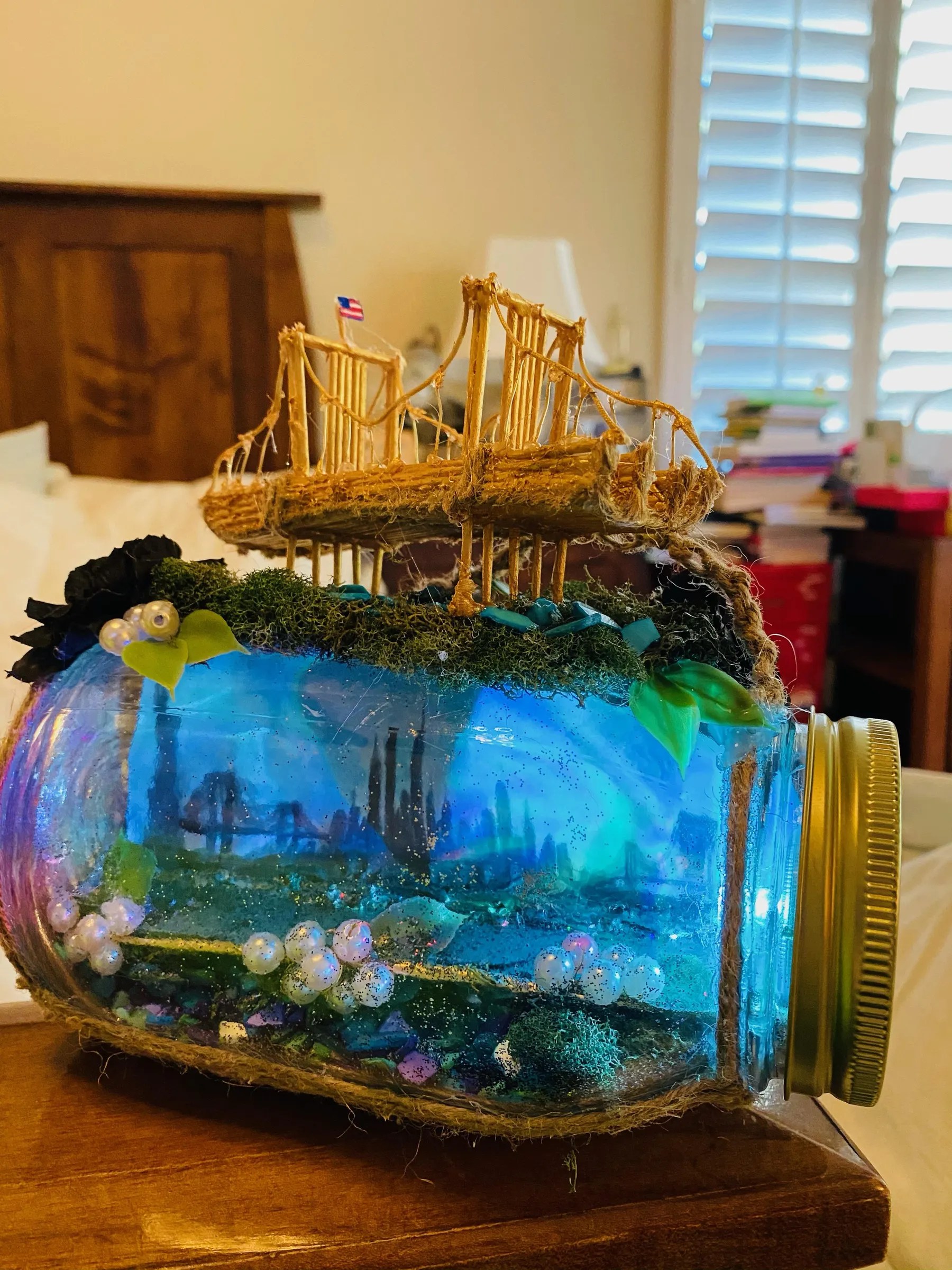 New York in a Mason Jar Night Light : 6 Steps (with Pictures