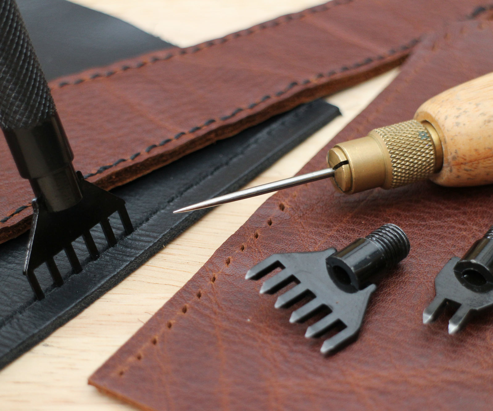 Creating Sewing Holes in Leather 7 Steps Instructables