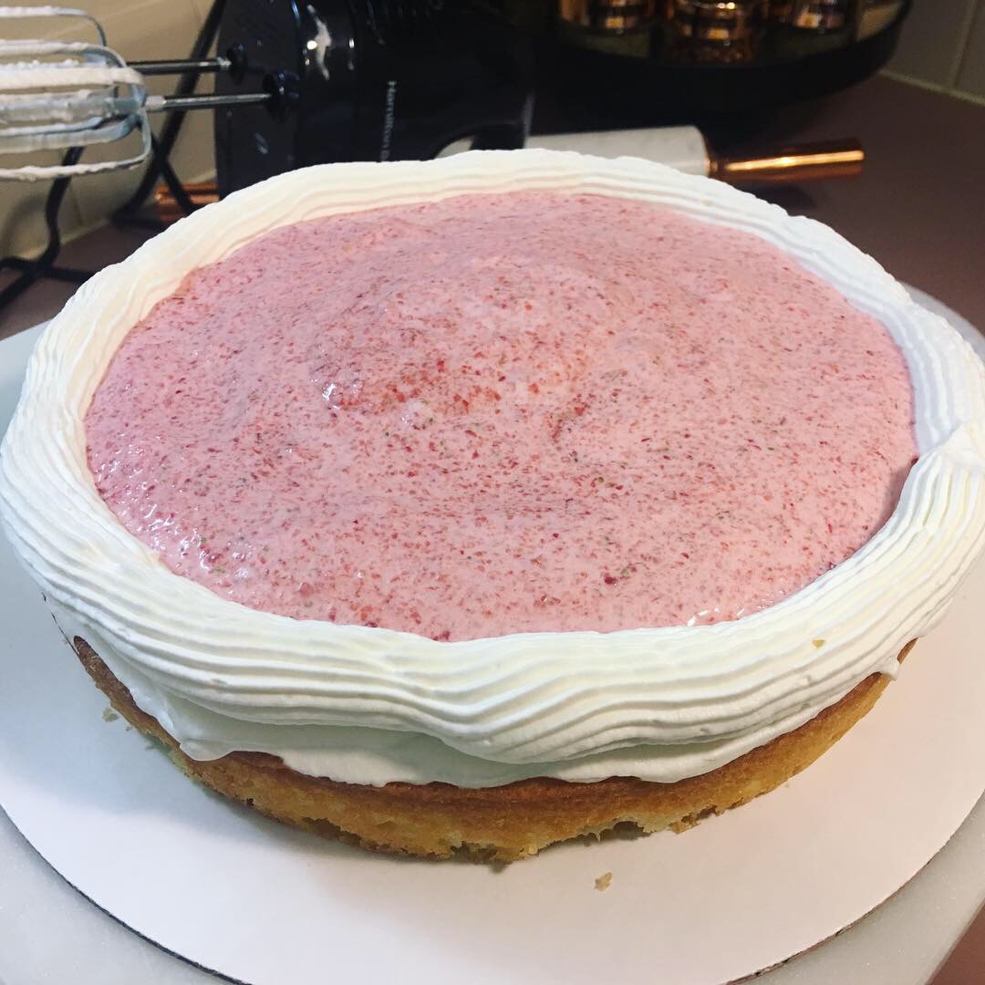 Strawberries & Cream Cake 6 Steps (with Pictures) Instructables