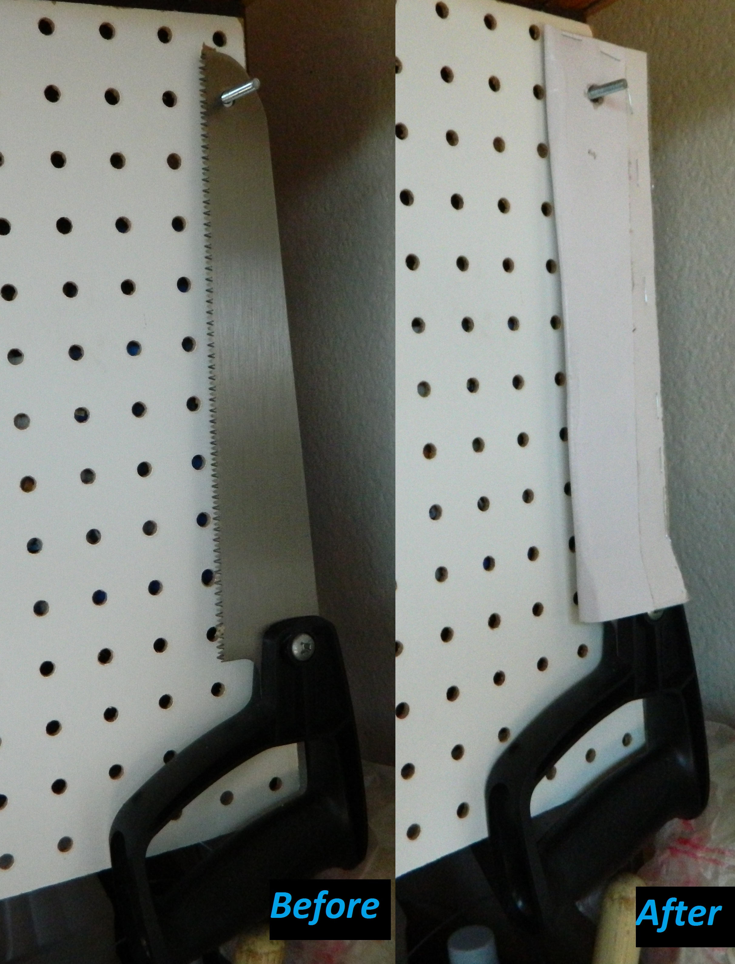 Cardboard Hand Saw Blade Guard 5 Steps Instructables